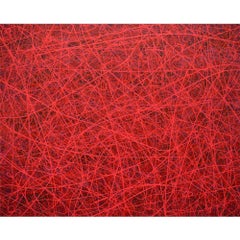 Infinite #5, Abstract line modern comtemporary drawing painting canvas, In stock