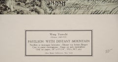 "Pavillon with Distant Mountain" by Wang Yuan-chi, Printed in Italy.
