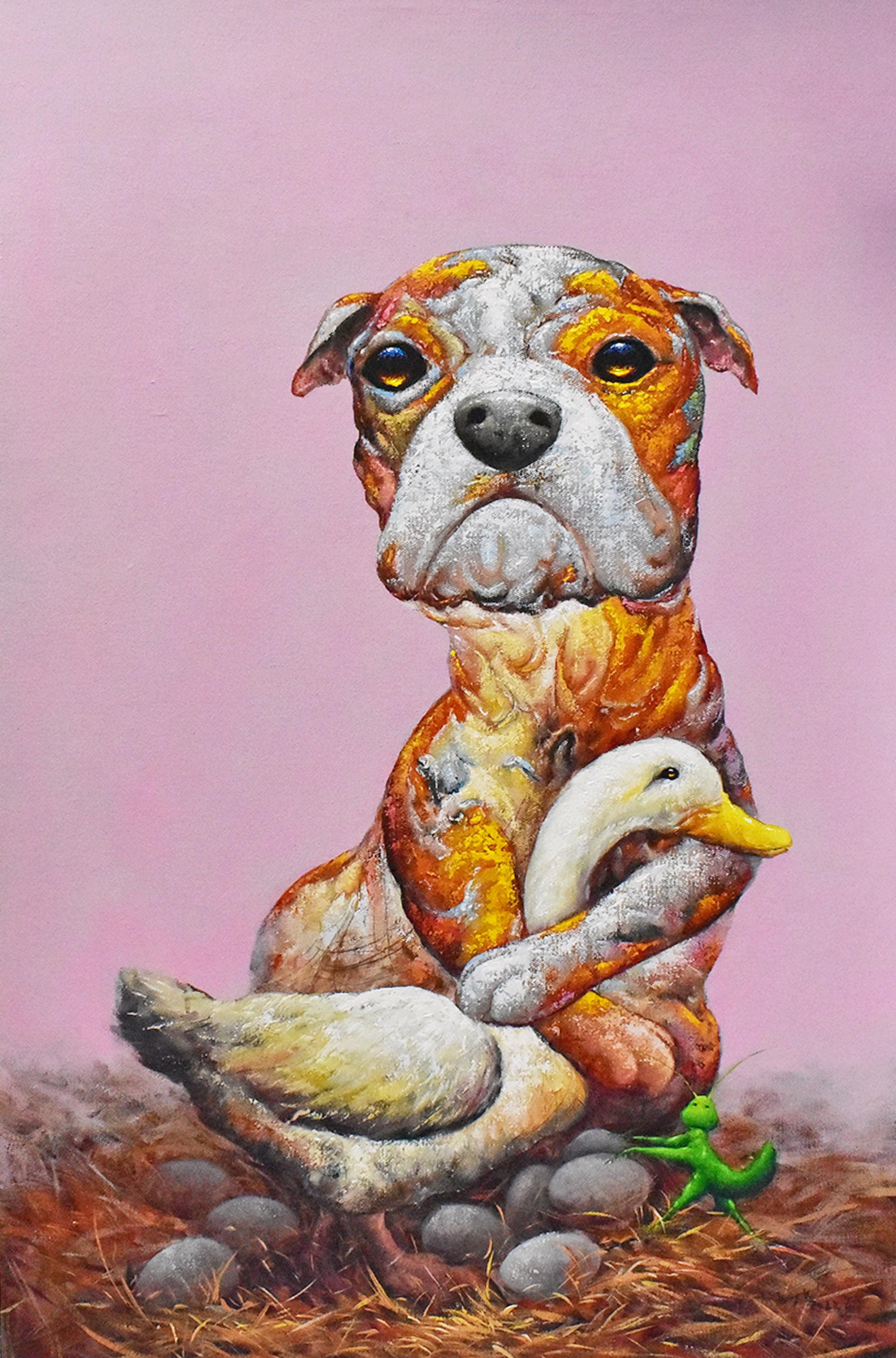 Wang ZhiWu Animal Painting - Best Friend Series