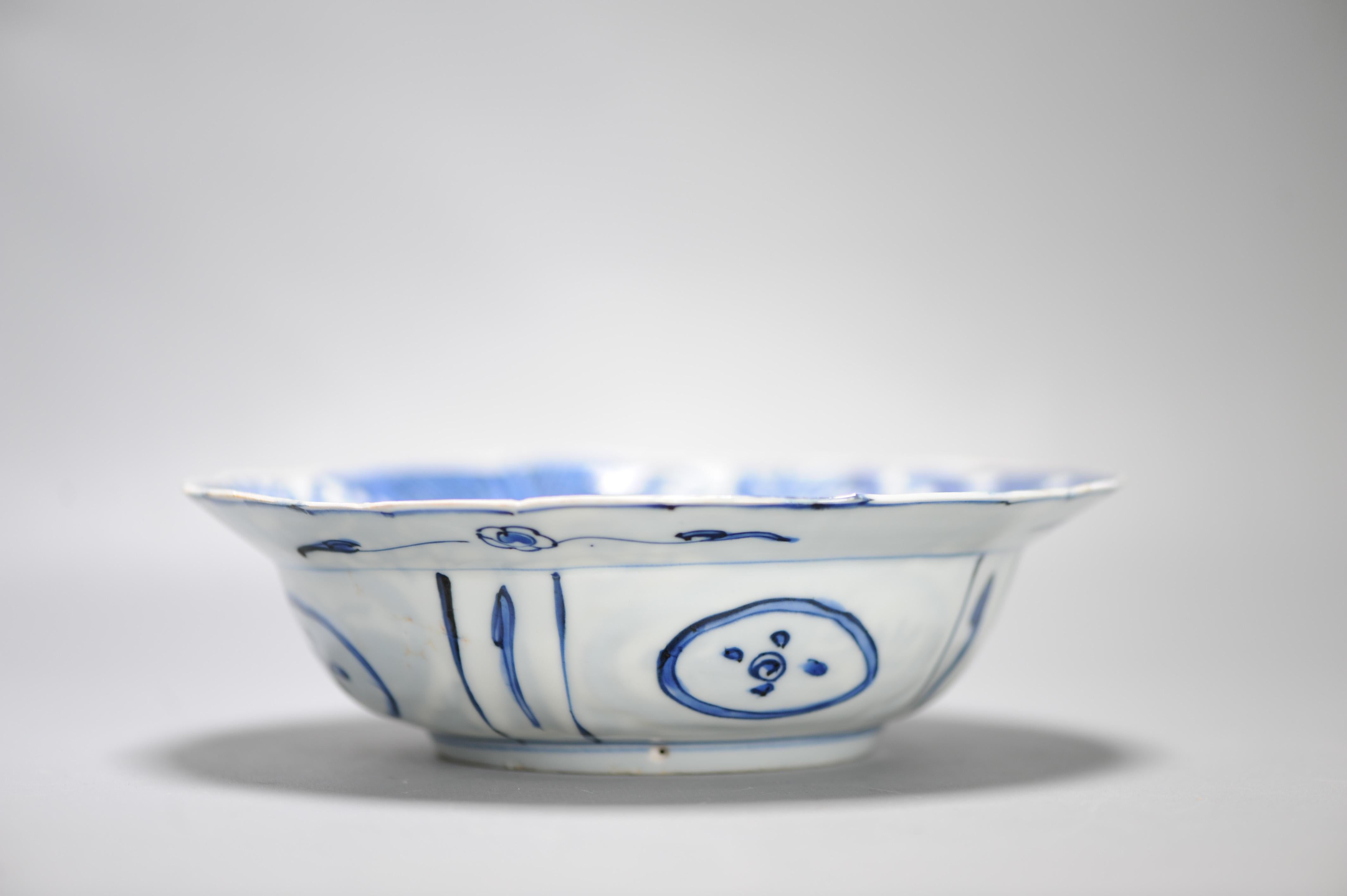 Wanli Antique Ming Period Chinese Porcelain Kraak Klapmuts Birds China For Sale 6