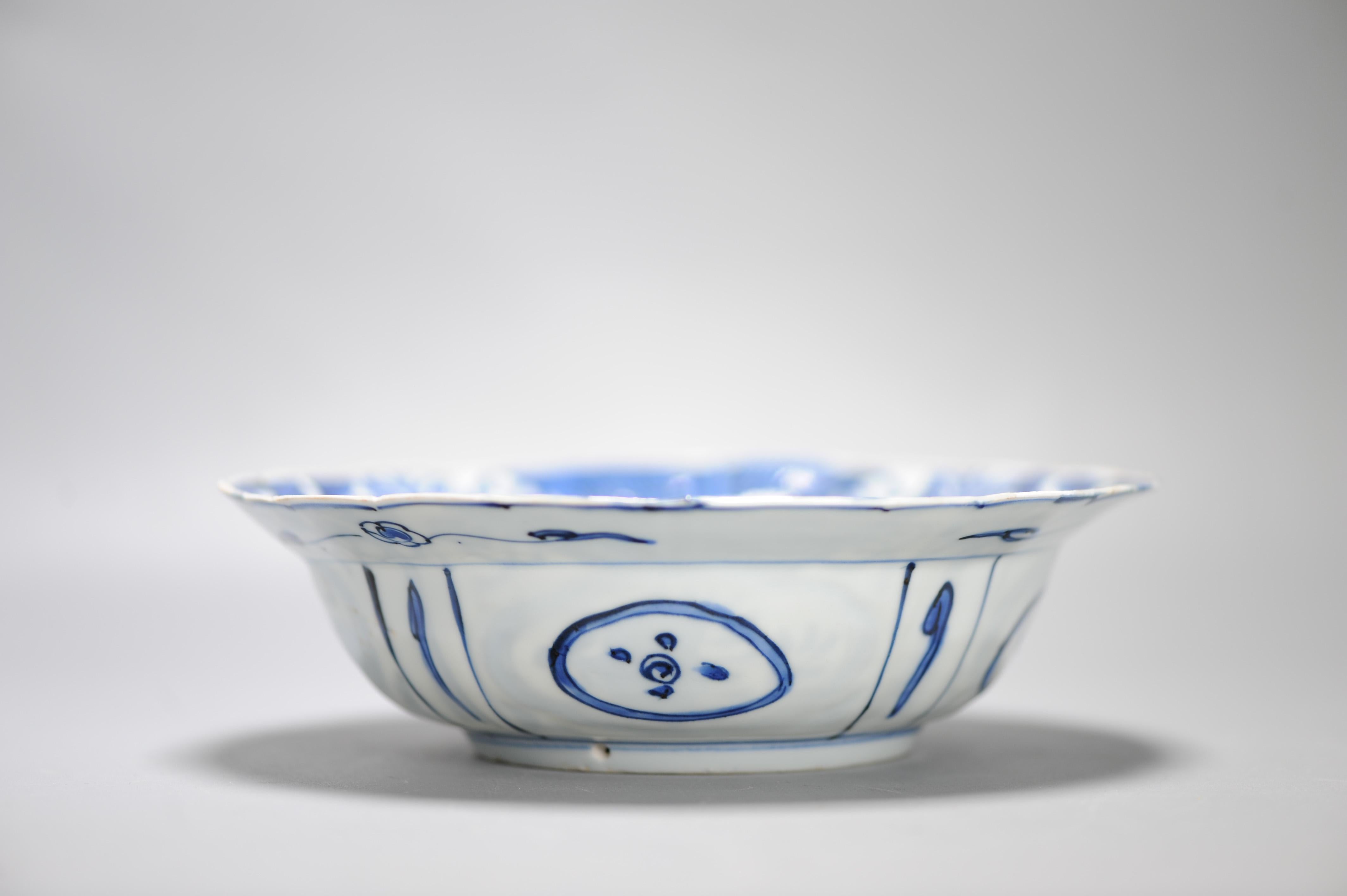 Wanli Antique Ming Period Chinese Porcelain Kraak Klapmuts Birds China For Sale 7