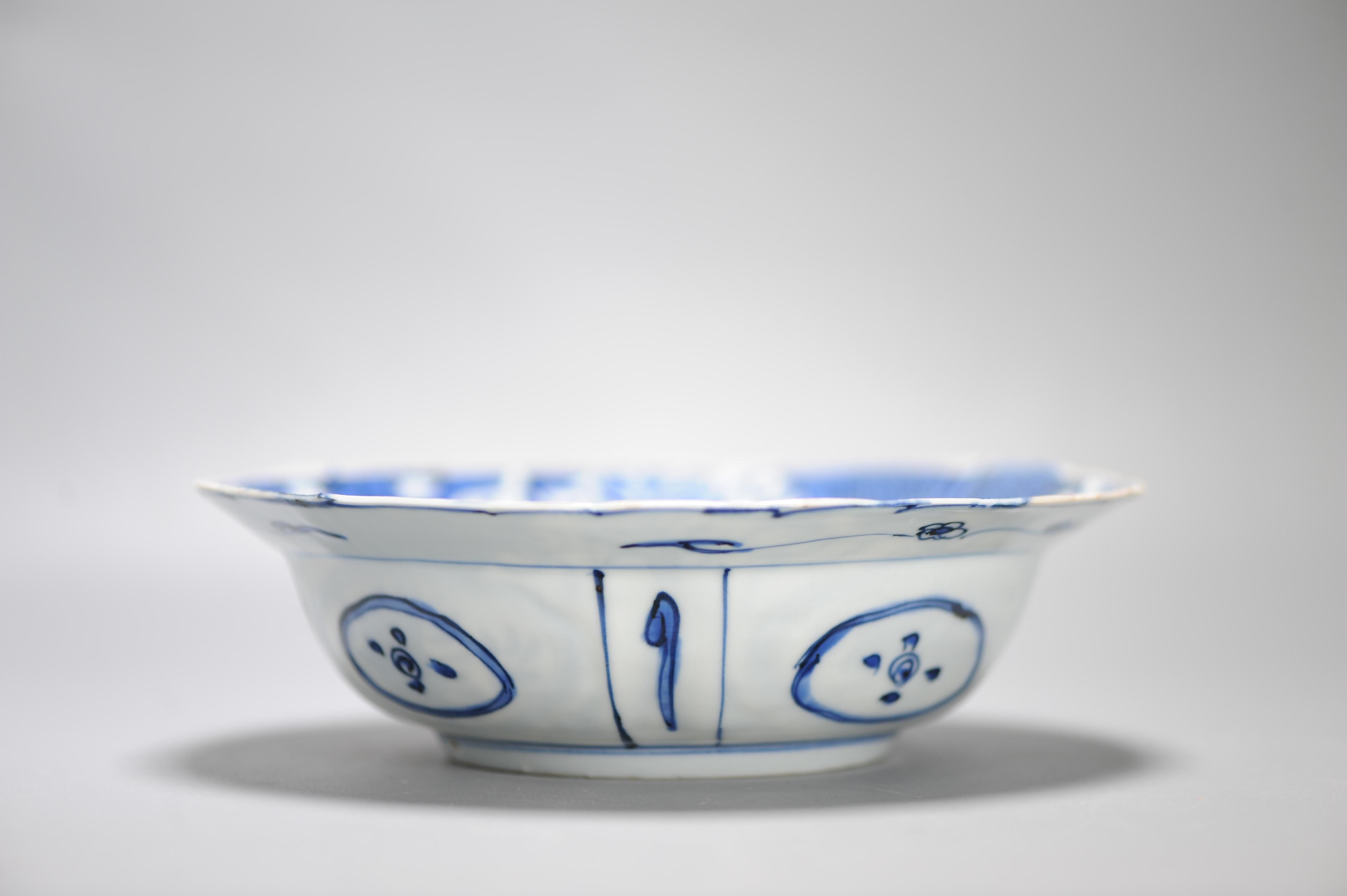 Wanli Antique Ming Period Chinese Porcelain Kraak Klapmuts Birds China For Sale 8