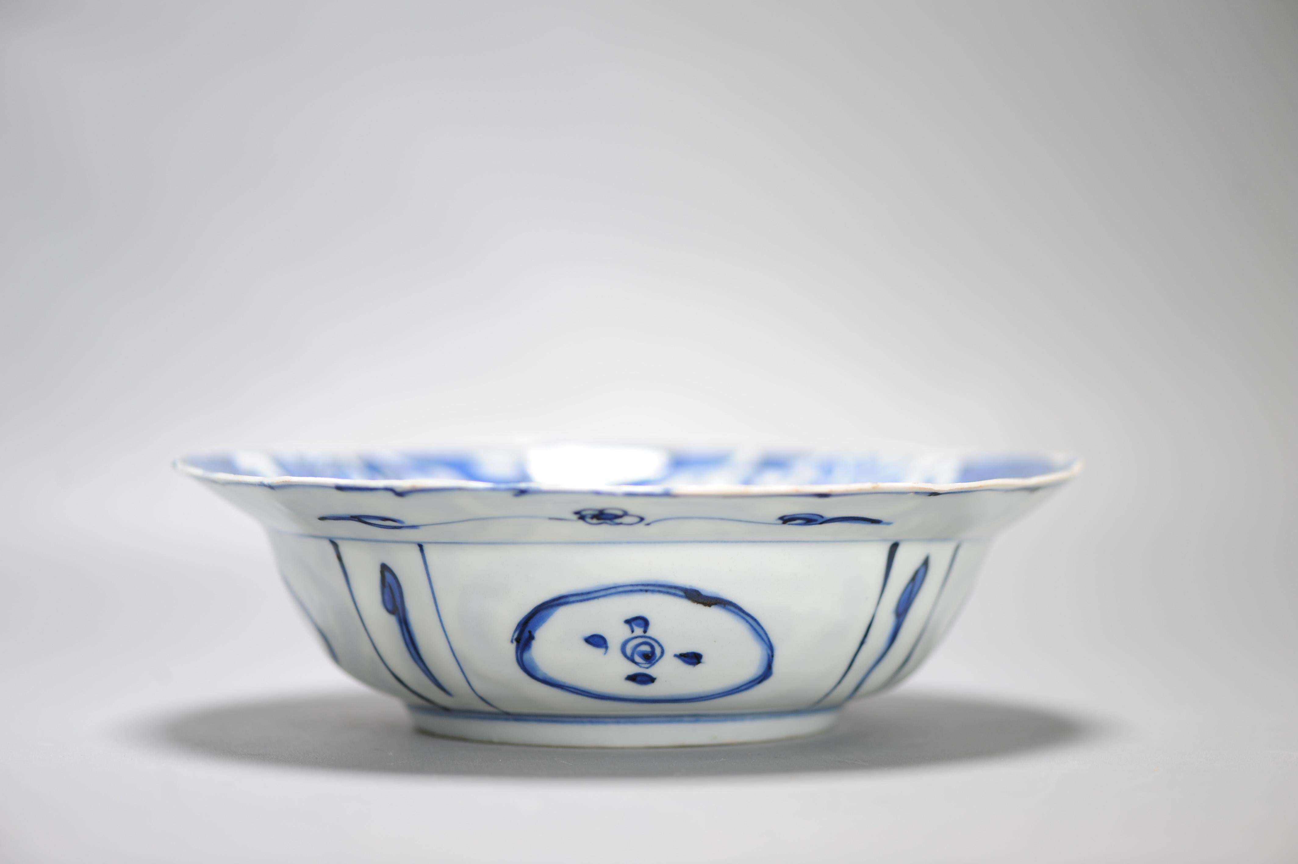 Wanli Antique Ming Period Chinese Porcelain Kraak Klapmuts Birds China For Sale 9