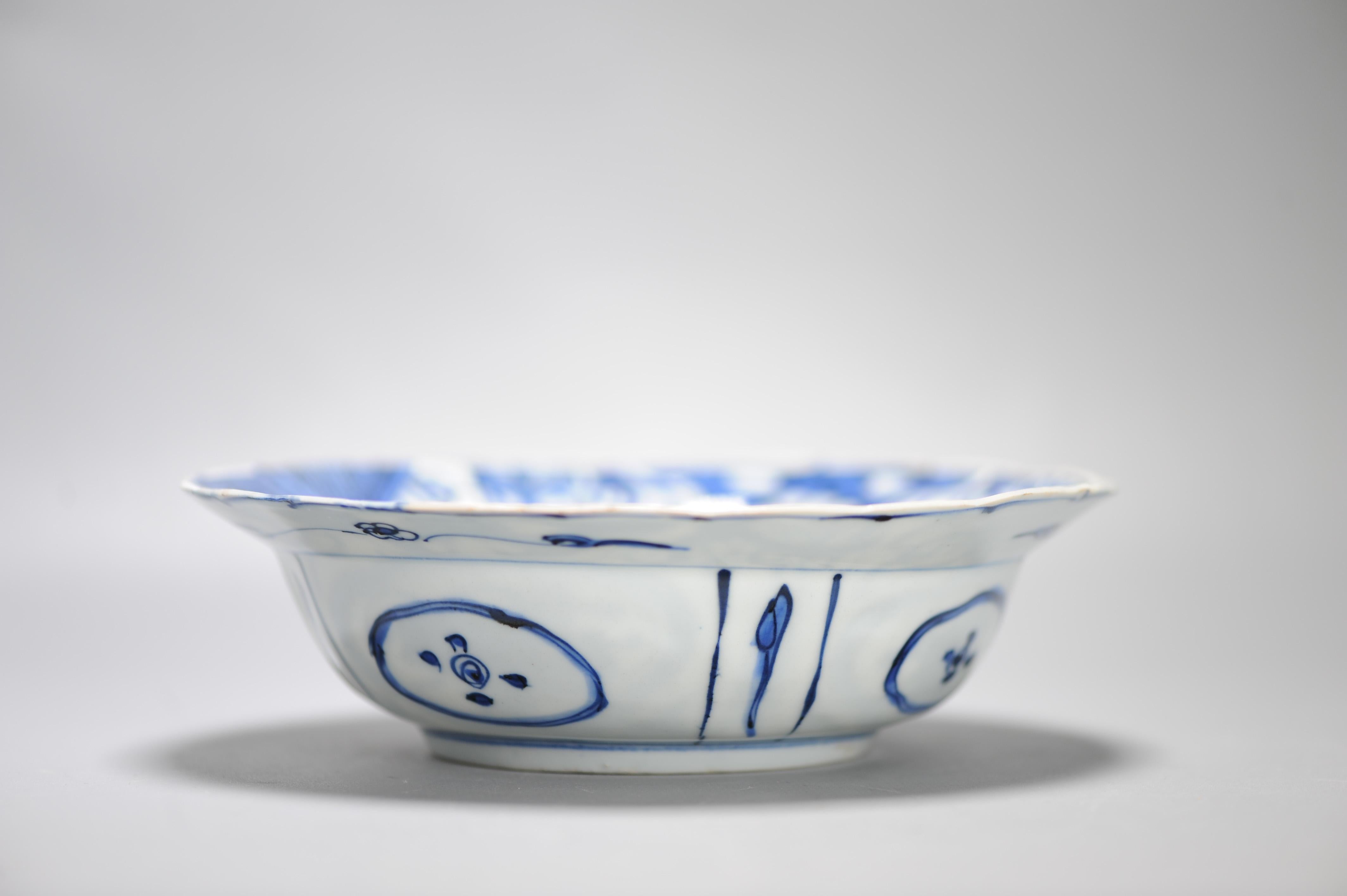 Wanli Antique Ming Period Chinese Porcelain Kraak Klapmuts Birds China For Sale 10