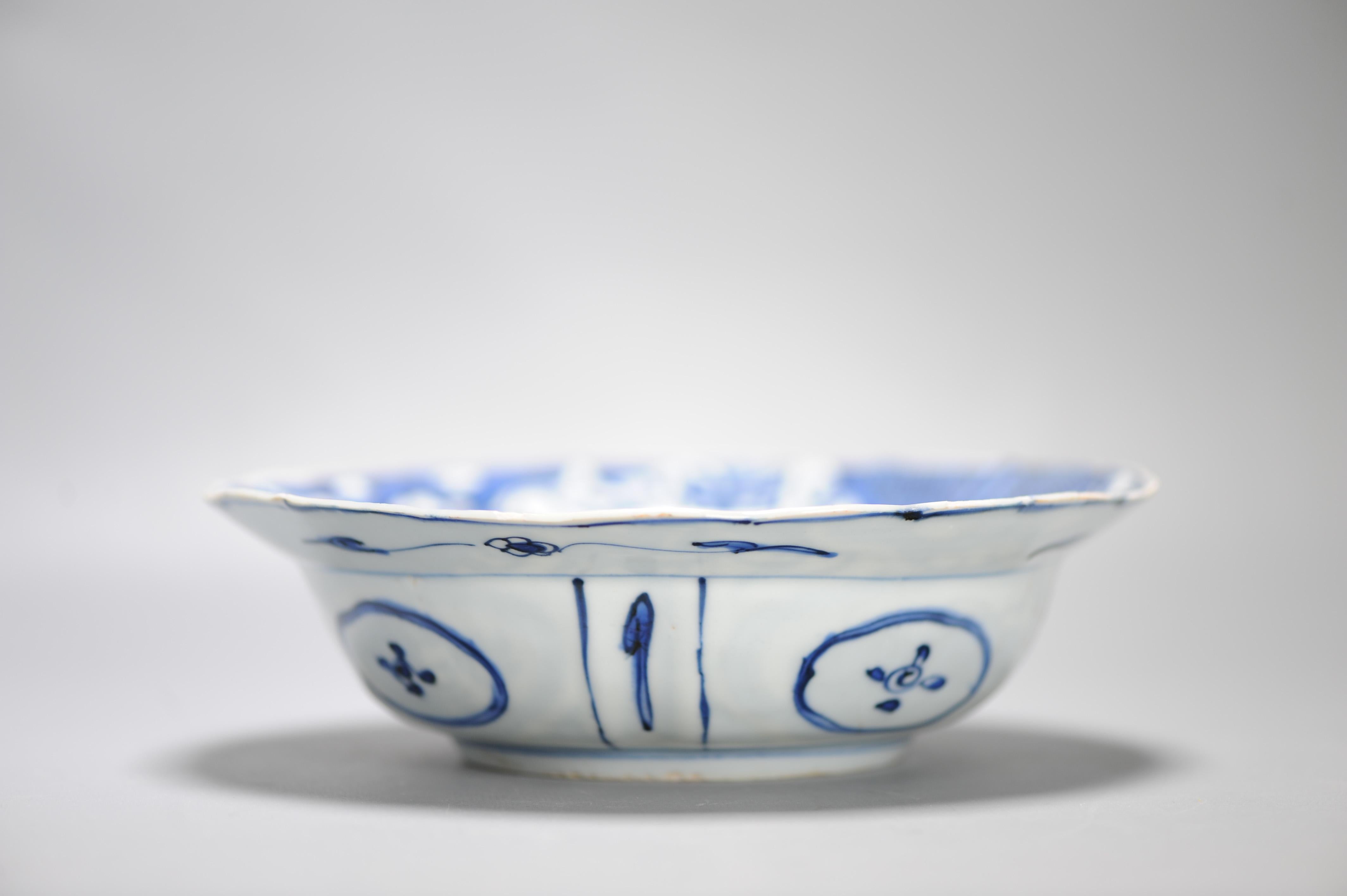 Wanli Antique Ming Period Chinese Porcelain Kraak Klapmuts Birds China For Sale 3
