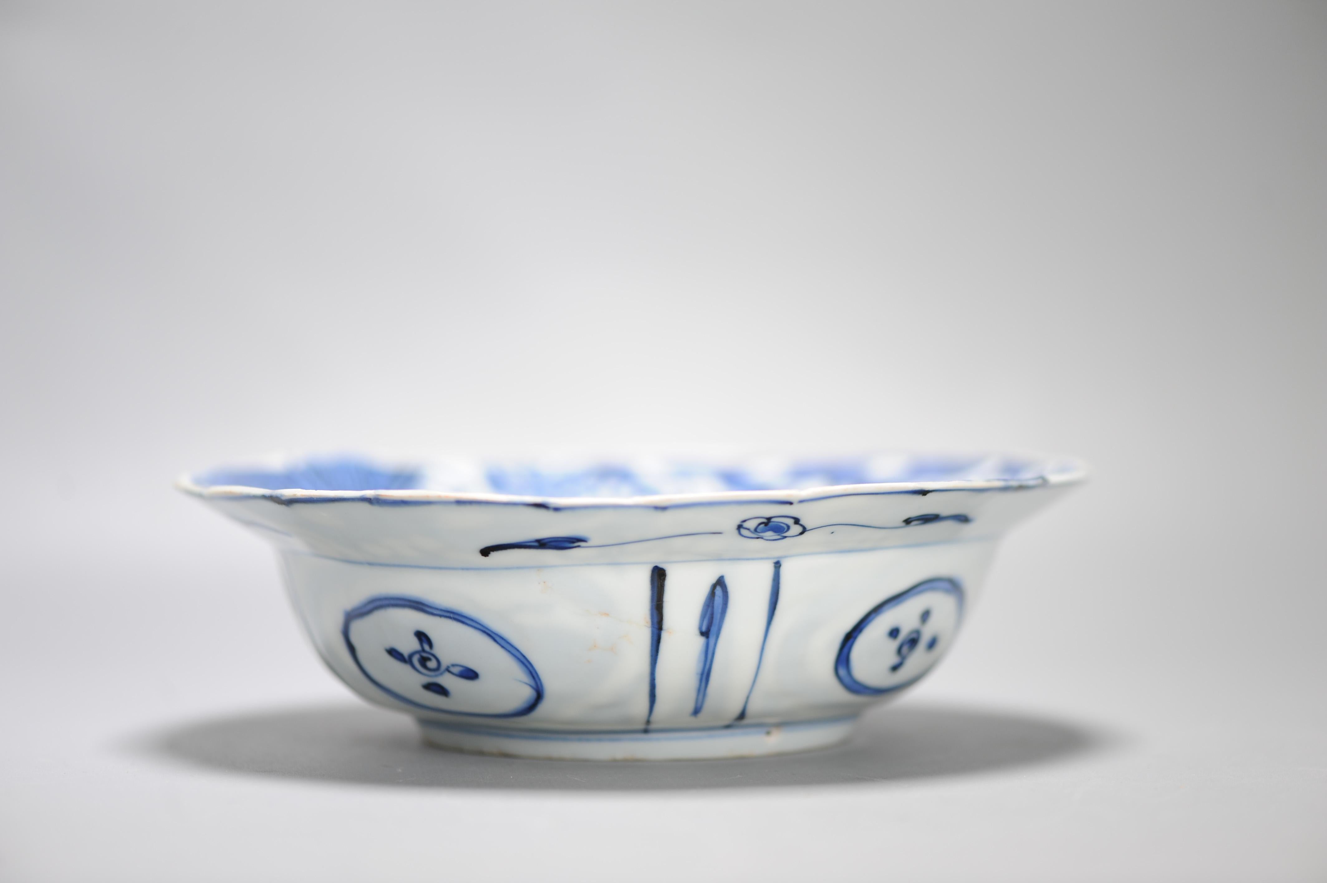 Wanli Antique Ming Period Chinese Porcelain Kraak Klapmuts Birds China For Sale 5