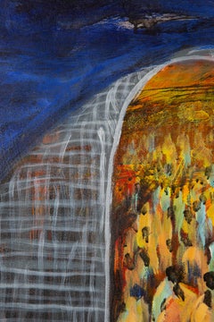 Wanshui Zhu Portrait Original Acrylic On Canvas "The Heavenly Road"