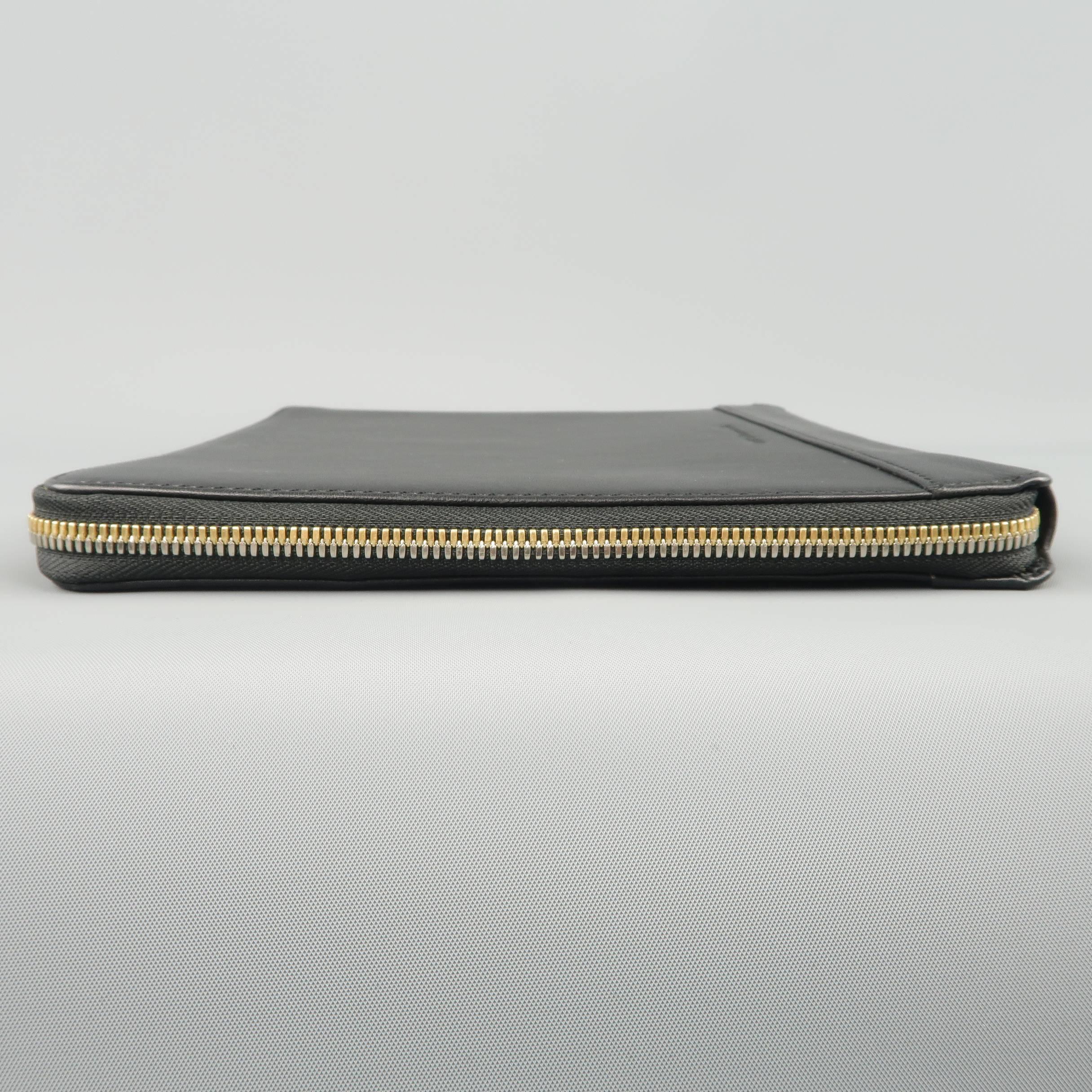 Women's or Men's WANT by LES ESSENTIELS DE LA VIE Black Leather iPad Tablet Case