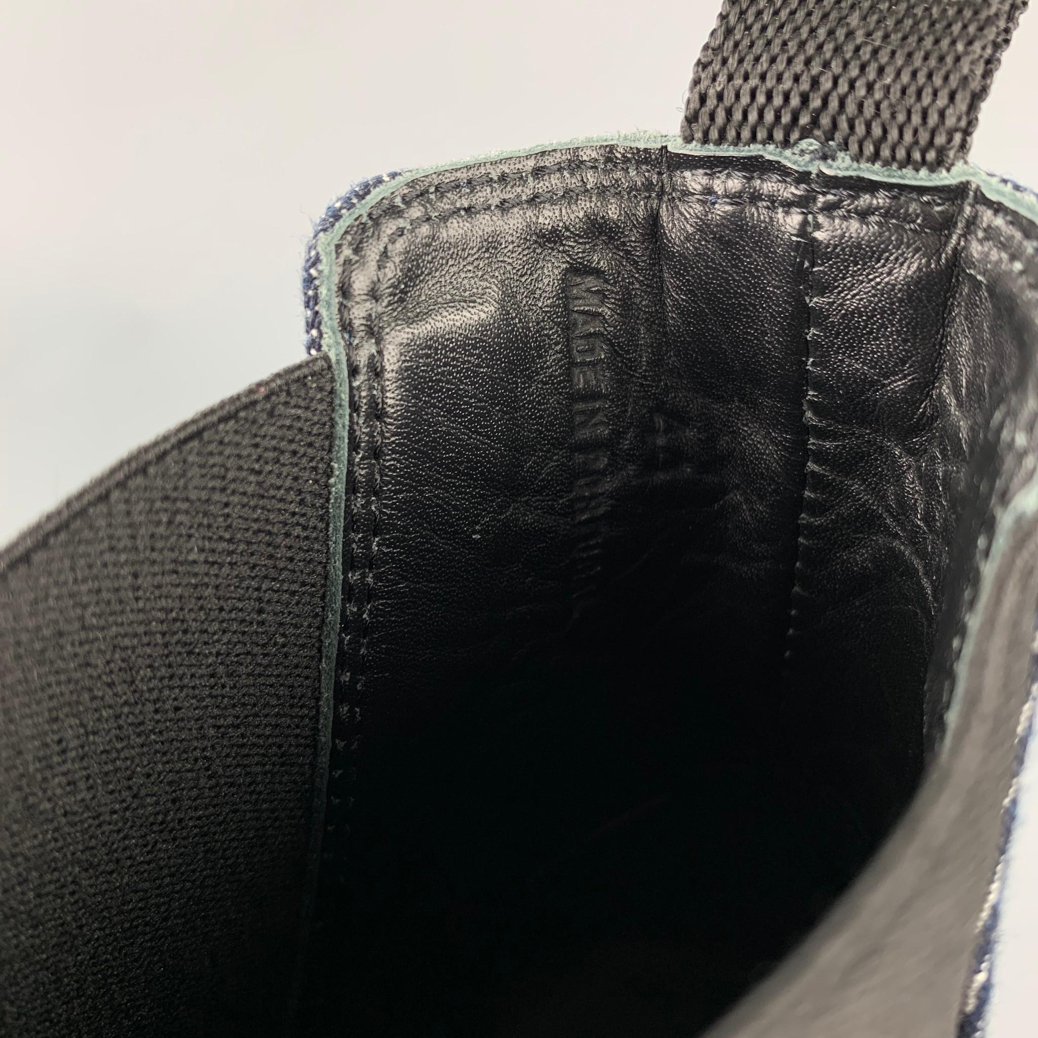 Black WANT LES ESSENTIELS Size 11 Indigo Denim Pull On Ankle Boots