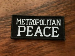 Metropolitan Peace — Jacquard Woven Patch