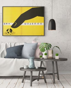 WAR GAMES 1985 Polish B1 Film Movie Poster, MIECZYSLAW WASILEWSKI