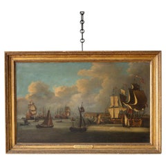 Krieg des spanischen Sieges, 1702-13, Marineszene, Gemälde von Peter Monamy