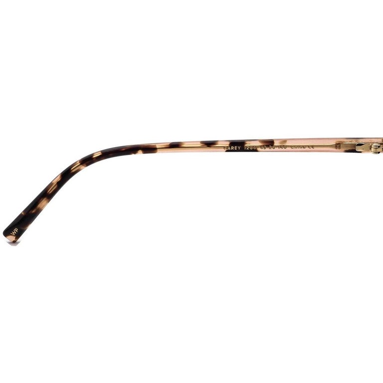 Warby Parker Eyeglasses Carey 1286 Pink Tortoise/Gold Round  display picture 3