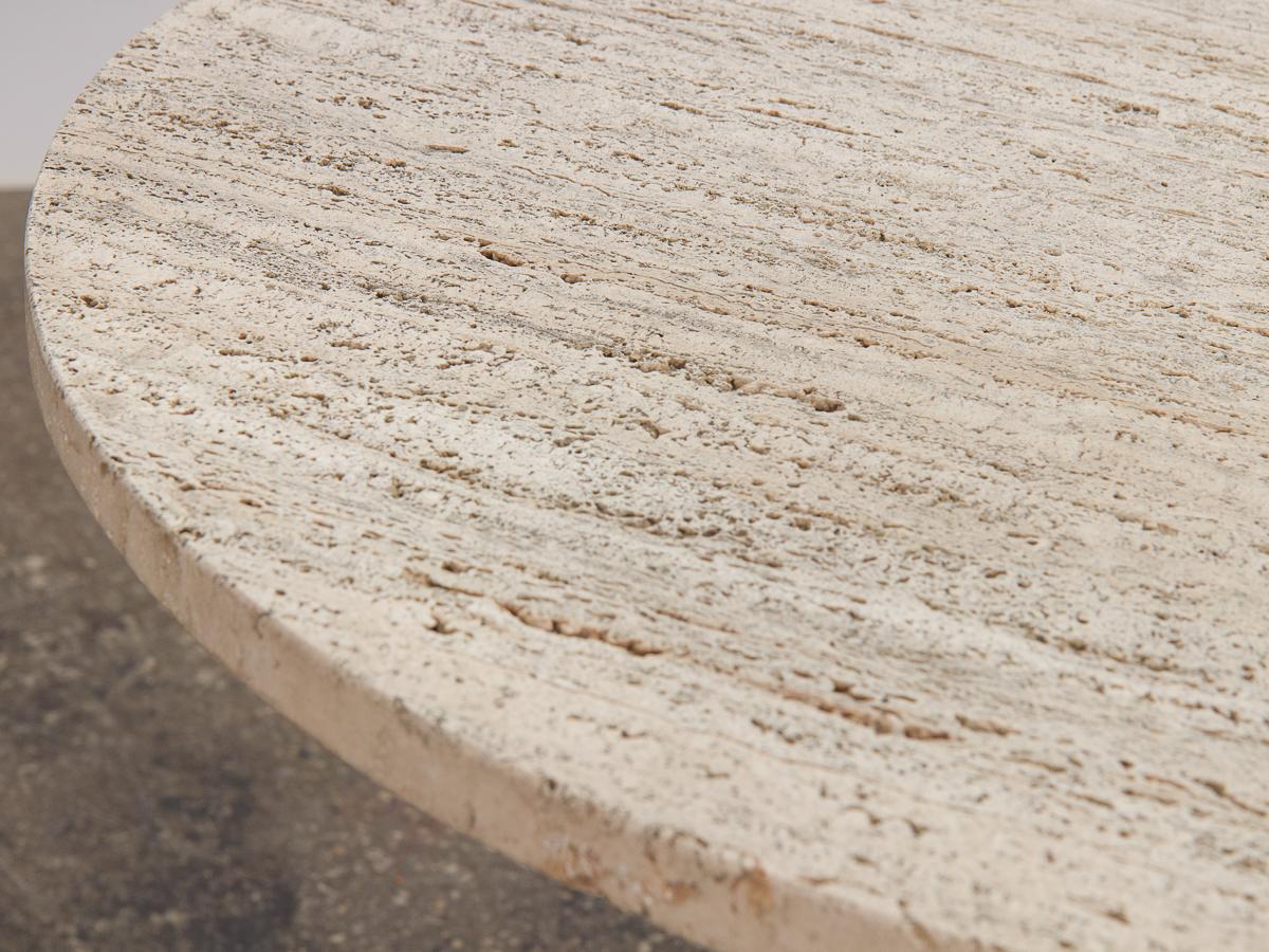 Mid-20th Century Ward Bennet Travertine Side Table