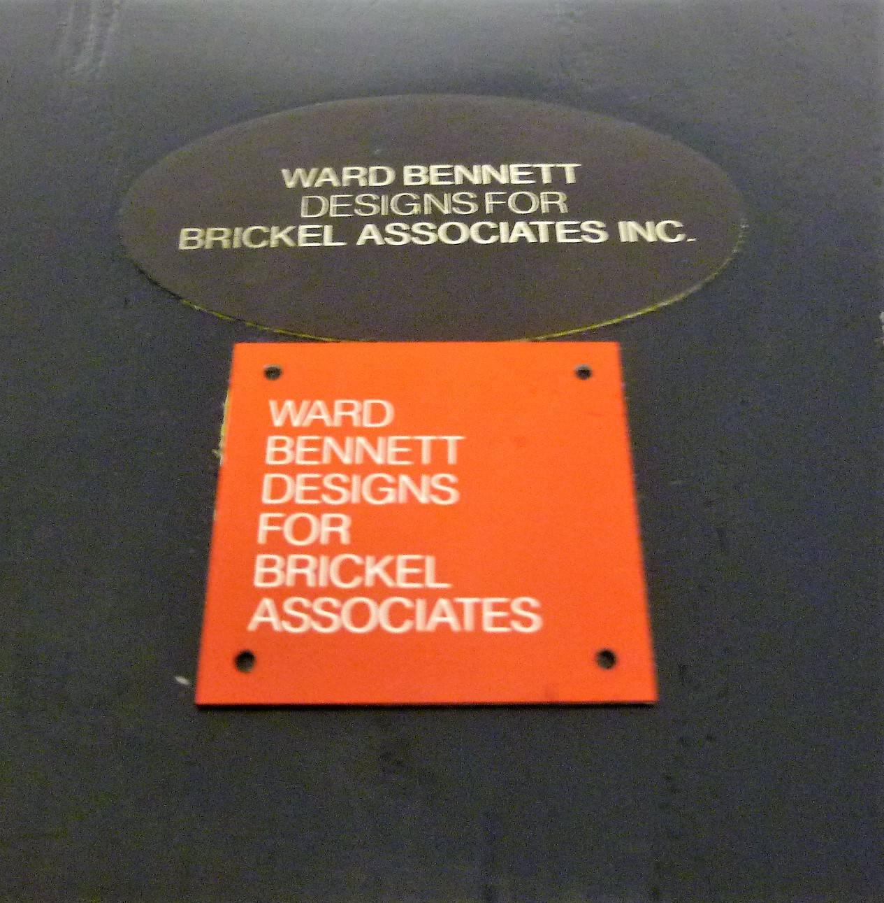 Ward Bennett 1550 University Black Ash Armchair for Brickel Associates 9