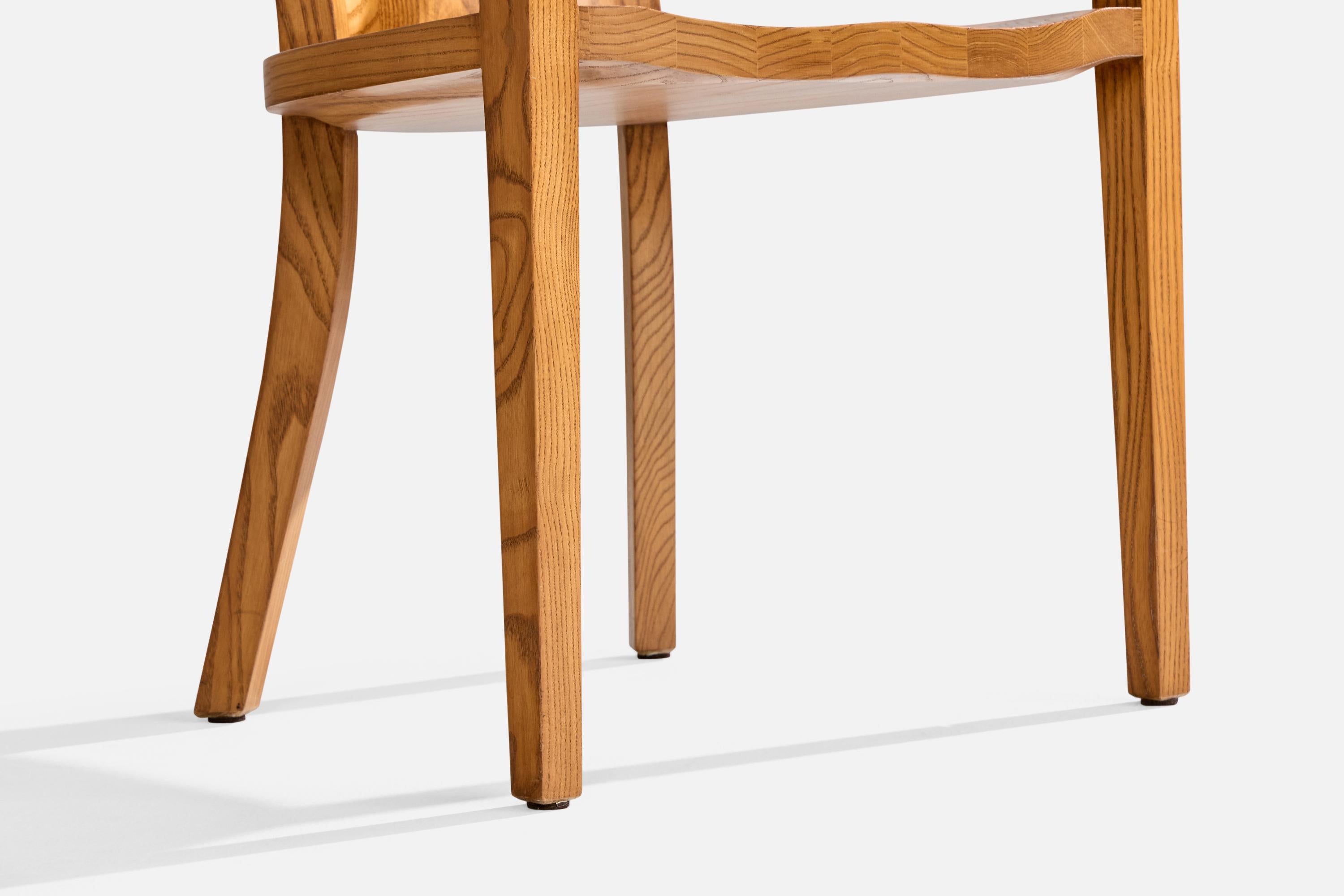 Ward Bennett, Armchairs, Oak, USA, 1971 For Sale 7