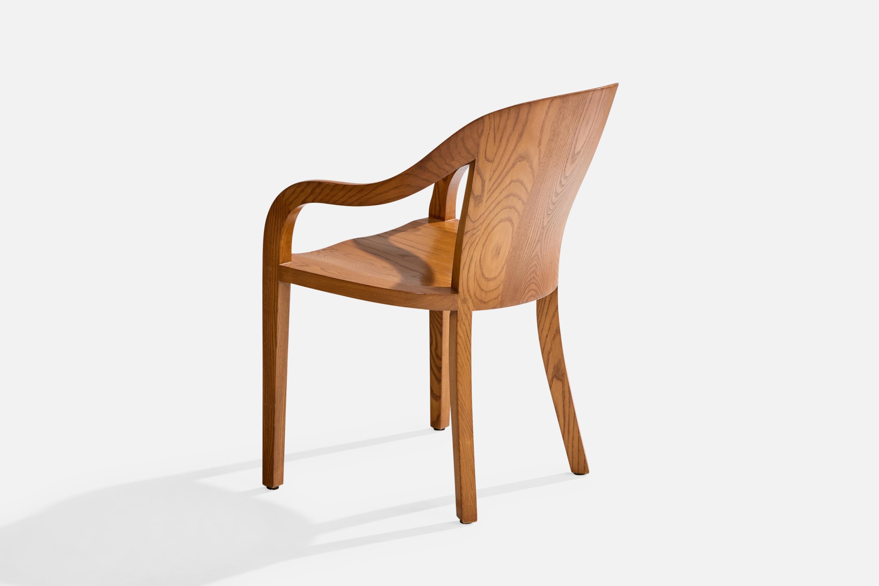 Ward Bennett, Armchairs, Oak, USA, 1971 For Sale 1