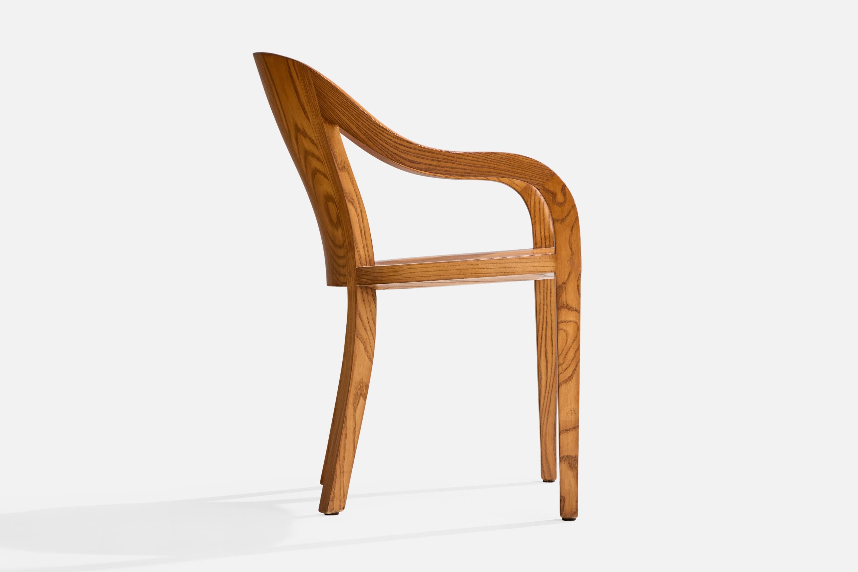 Ward Bennett, Armchairs, Oak, USA, 1971 For Sale 2
