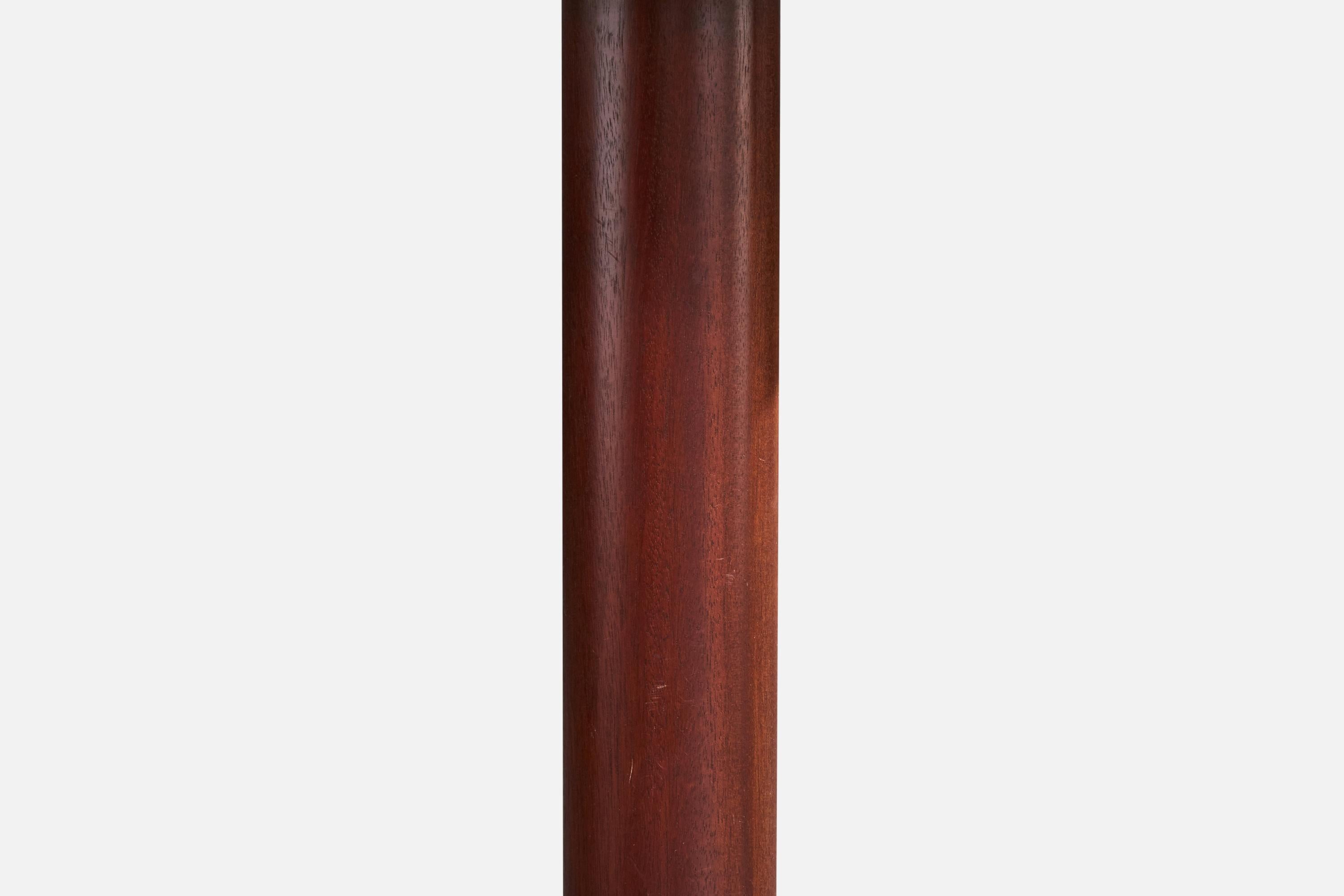Ward Bennett Attribution, Side Tables, Mahogany, Marble, USA, 1970s For Sale 5