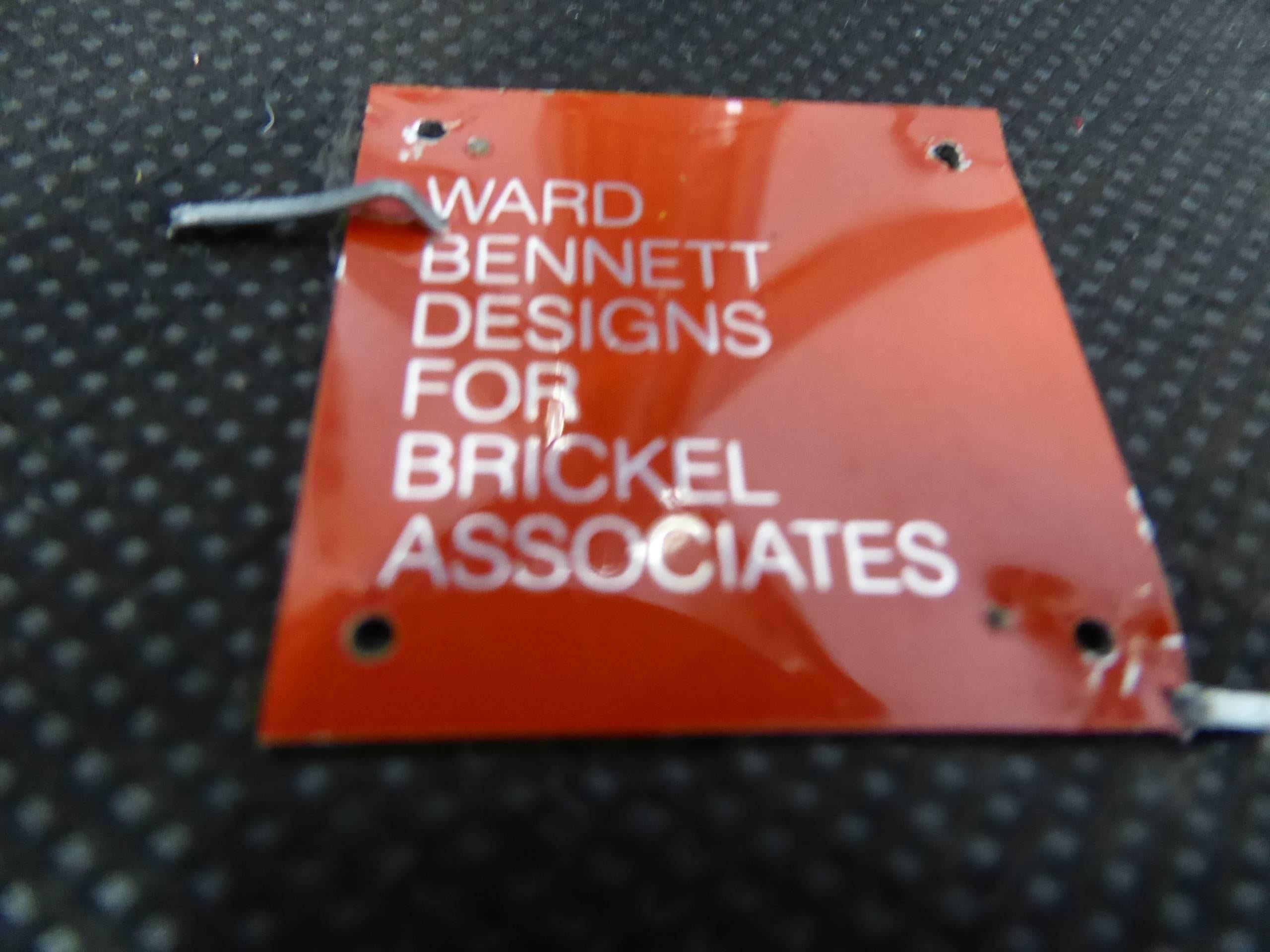 Ward Bennett Bumper Office Chair in Houndstooth Brickel Associates 1