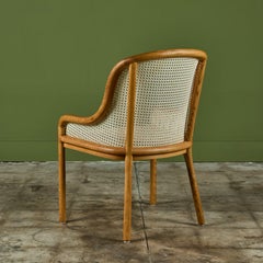 Fauteuil en rotin « Ward Bennett » pour Brickel Associates, vers les années 1960