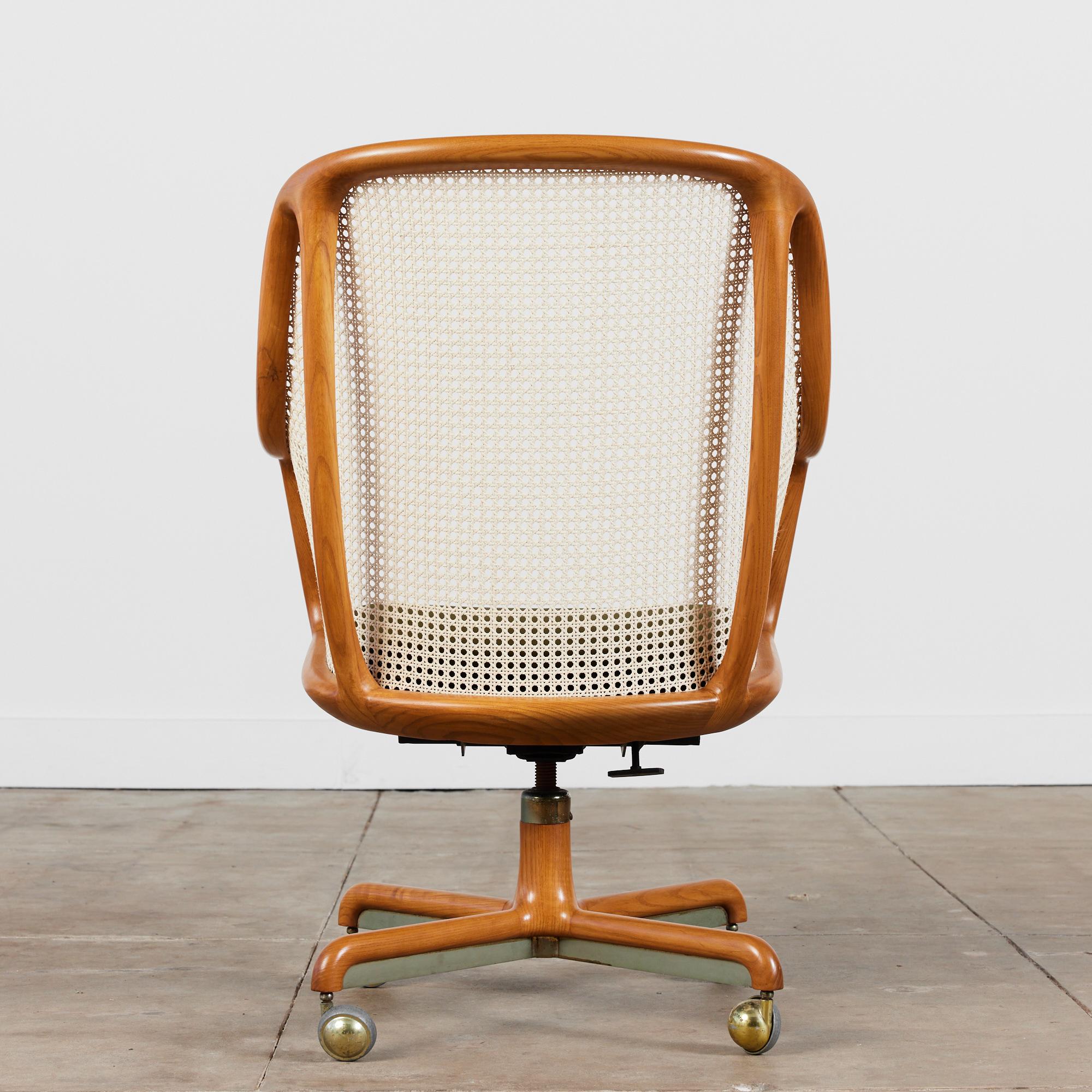 Mid-Century Modern Ward Bennett Cane Desk Chair for Brickel Associates