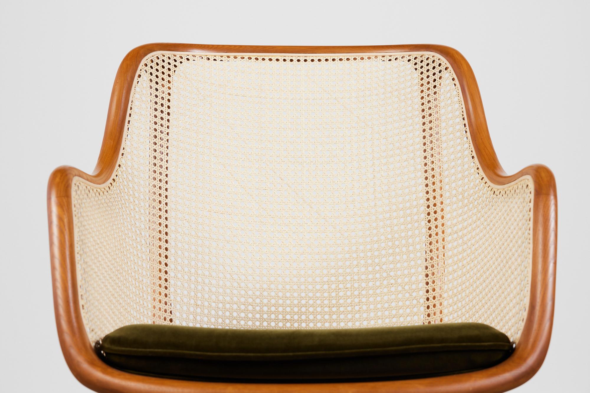 20th Century Ward Bennett Cane Desk Chair for Brickel Associates