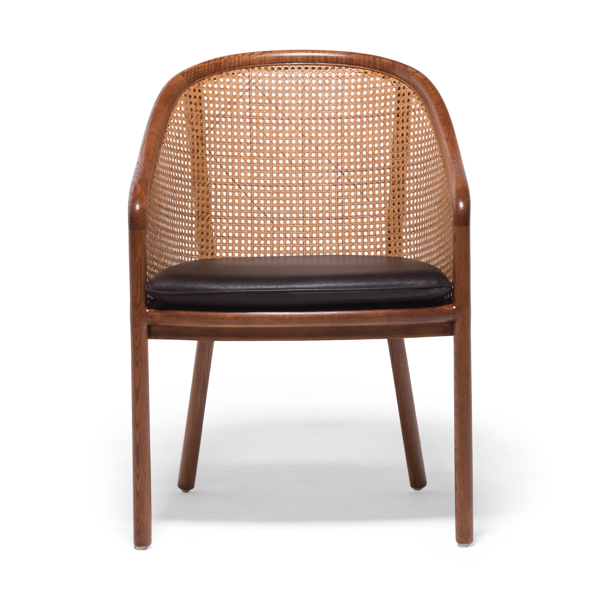 Ward Bennett Cane Landmark Lounge Chair at 1stDibs