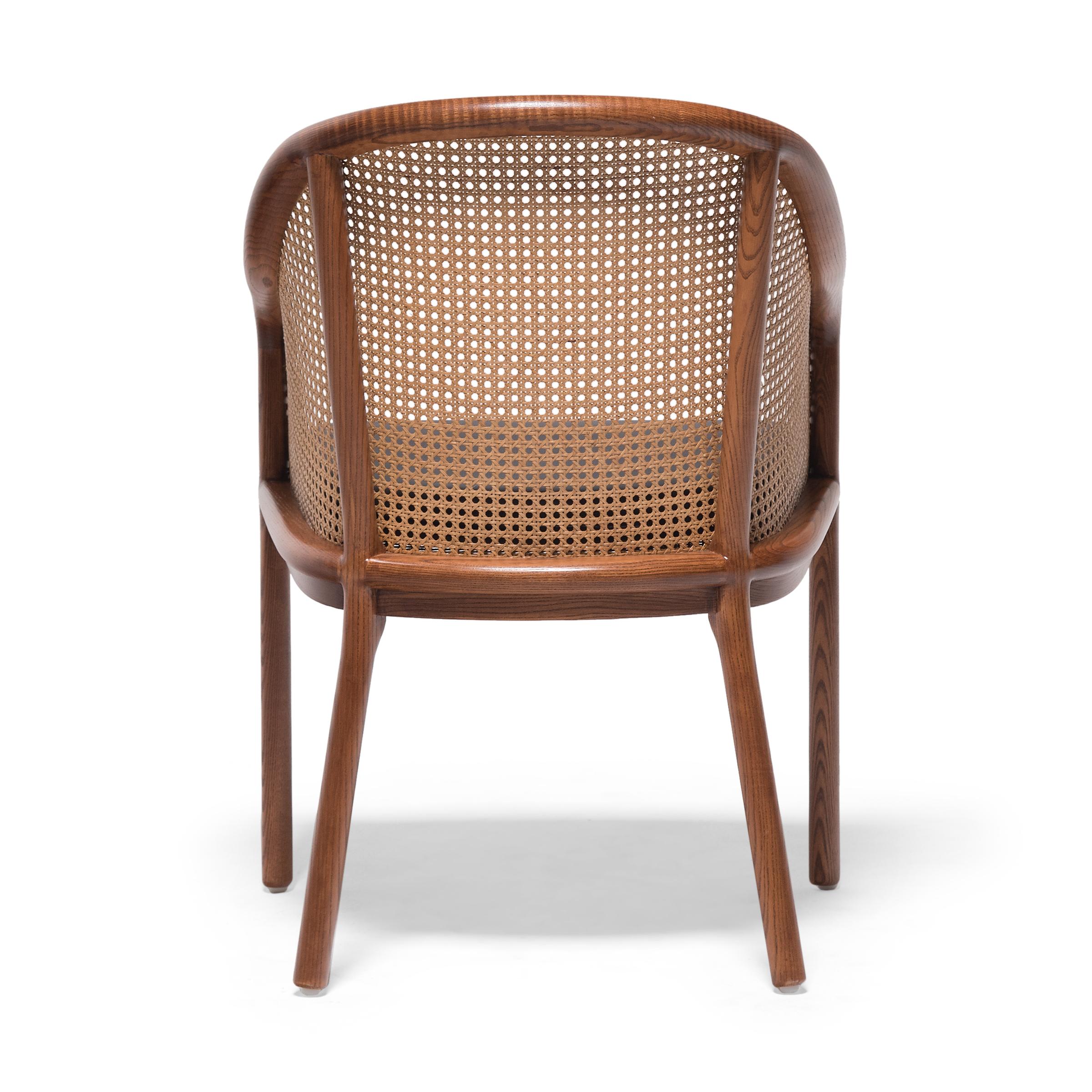 Mid-Century Modern Ward Bennett Cane Landmark Lounge Chair