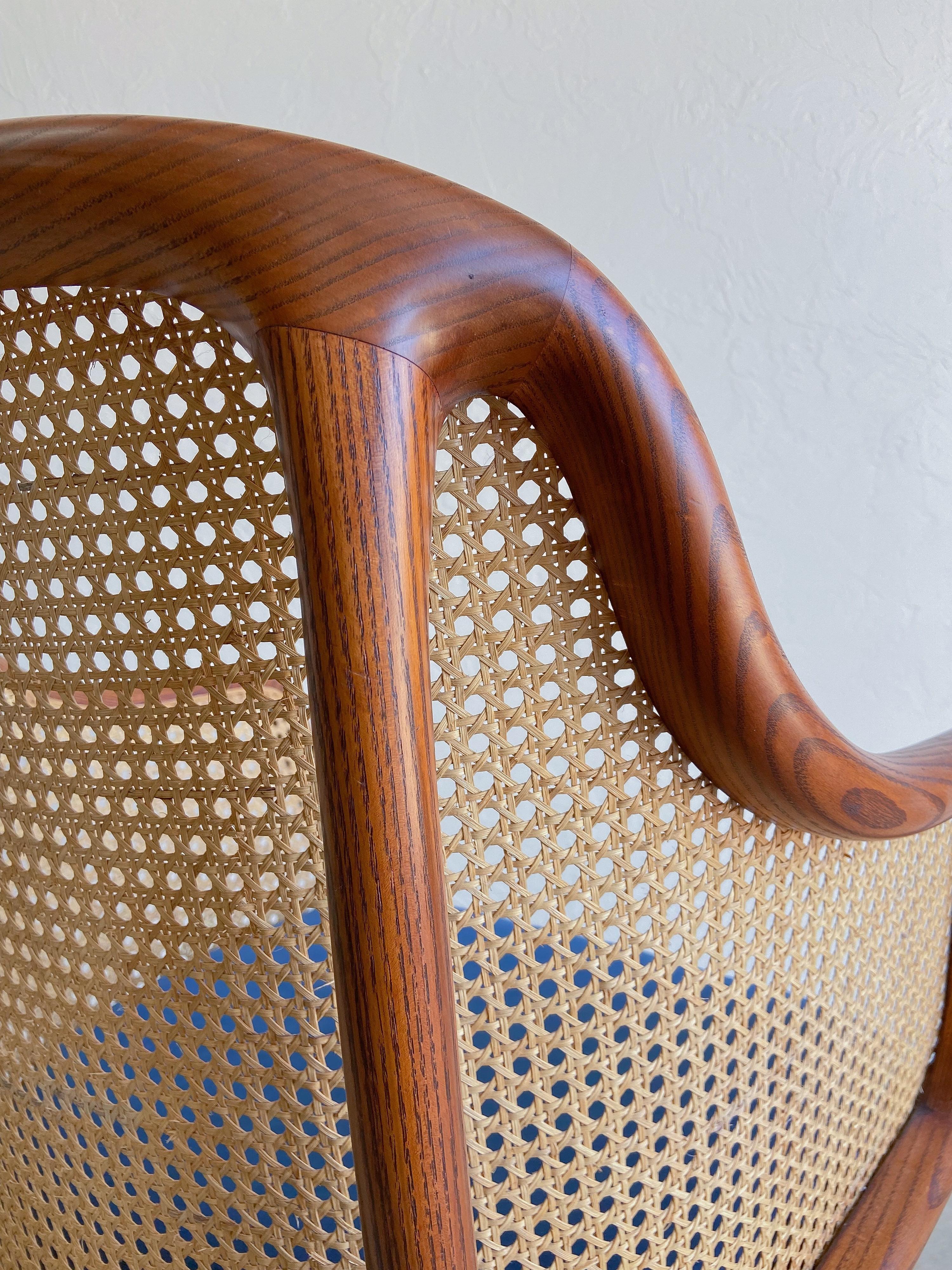 Ward Bennett Caned Desk Chair for Brickel Associates 6