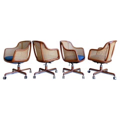 Ward Bennett Caned Desk Chair for Brickel Associates
