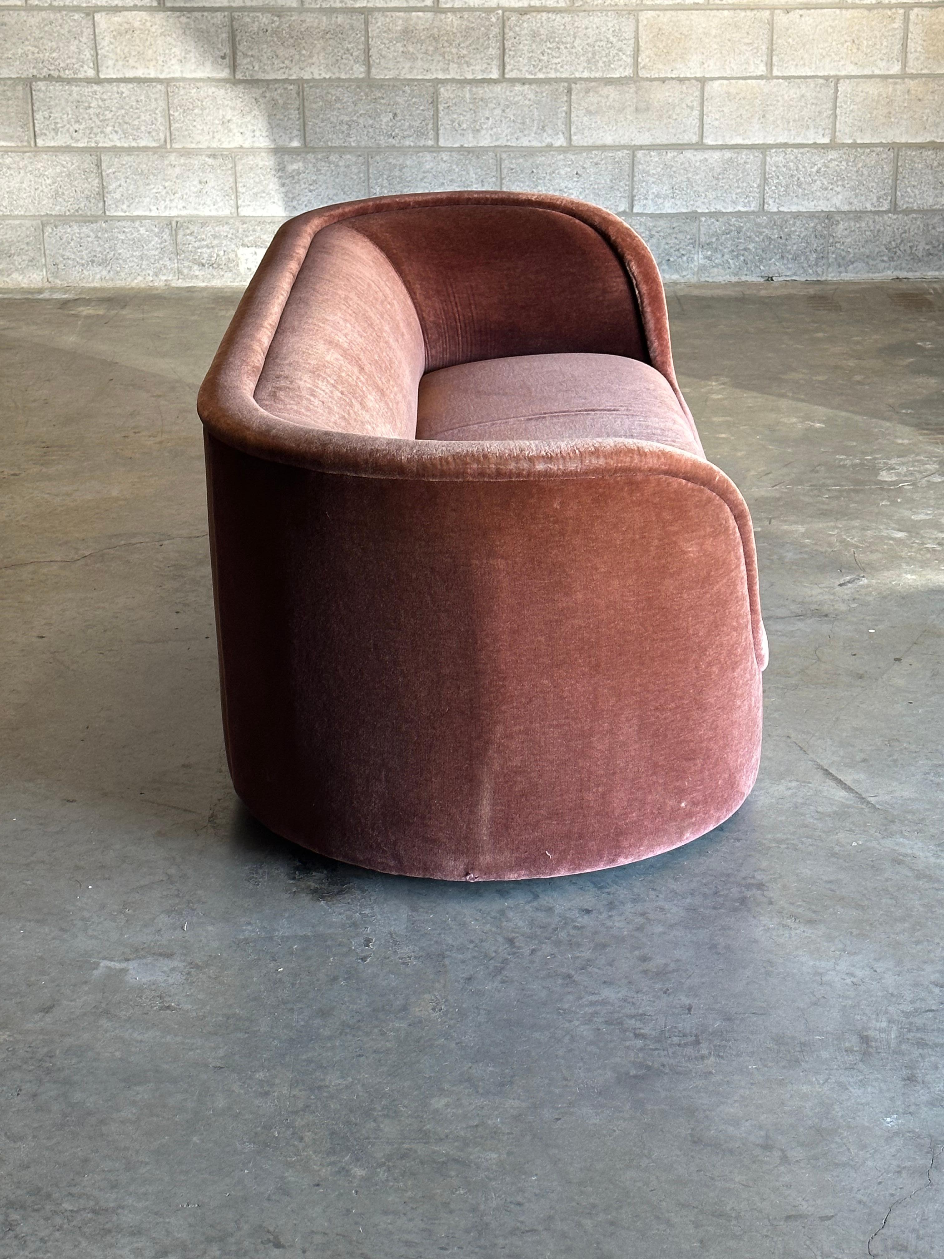 Upholstery Ward Bennett Cartouche Sofa for Brickel Associates