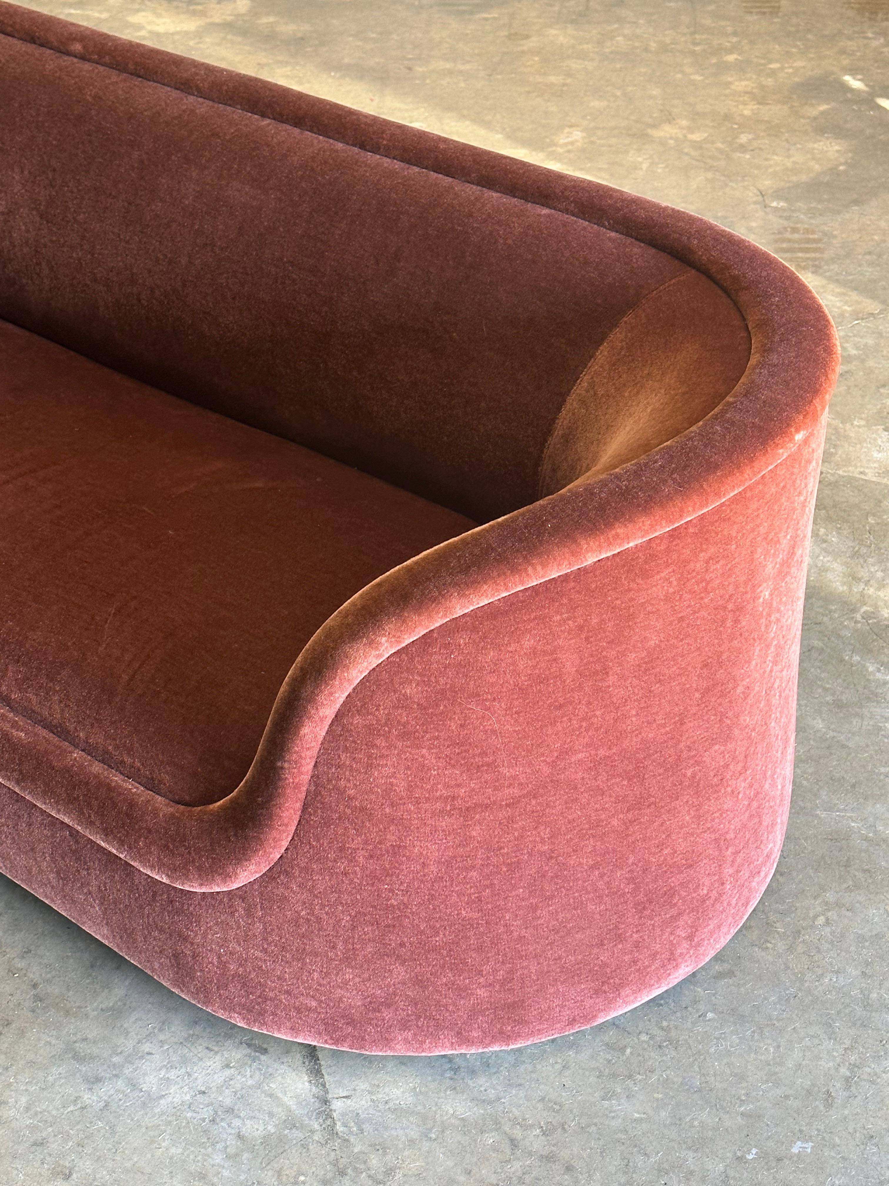 Post-Modern Ward Bennett Cartouche Sofa for Brickel Associates