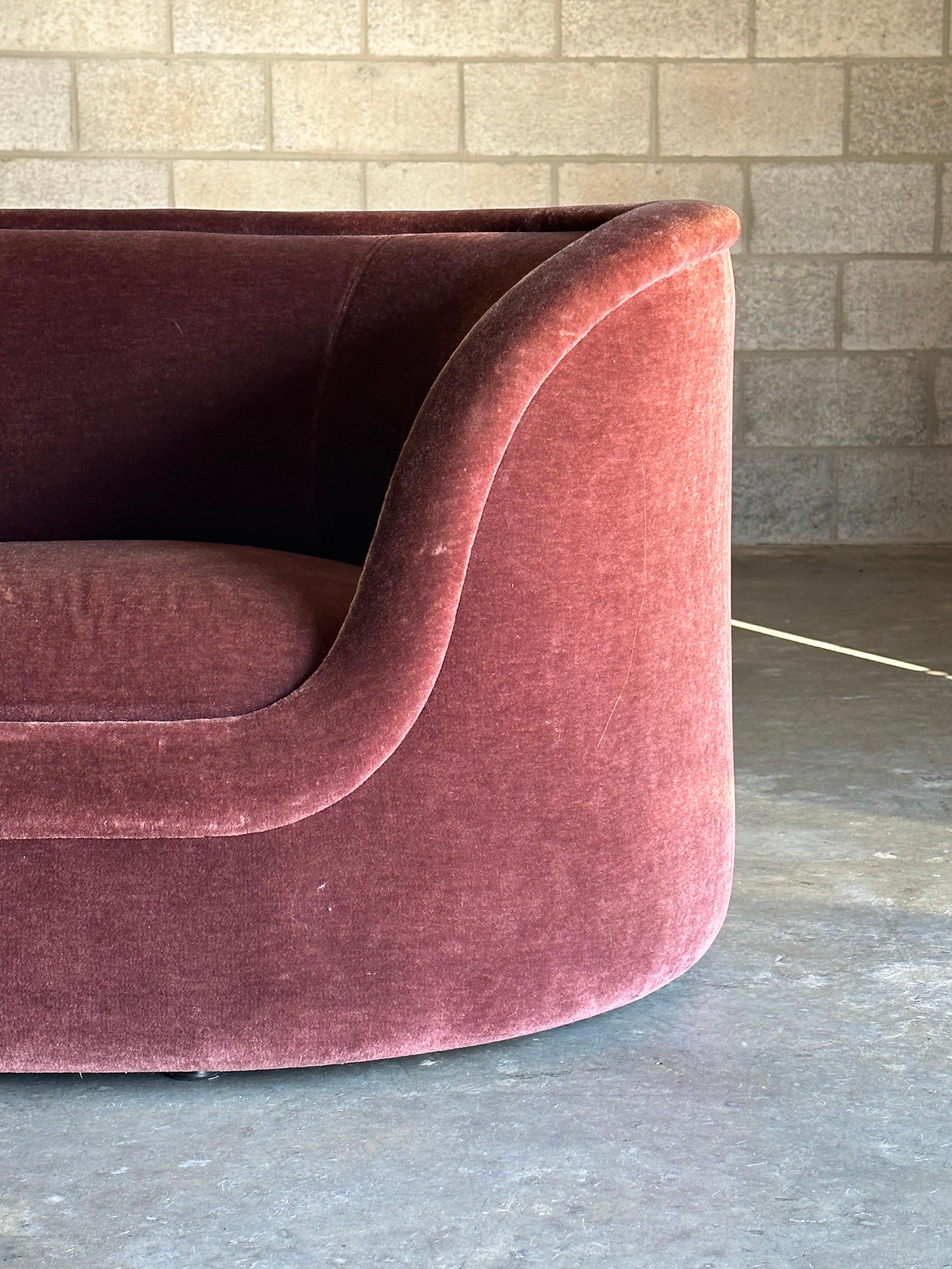 Post-Modern Ward Bennett Cartouche Sofa for Brickel Associates