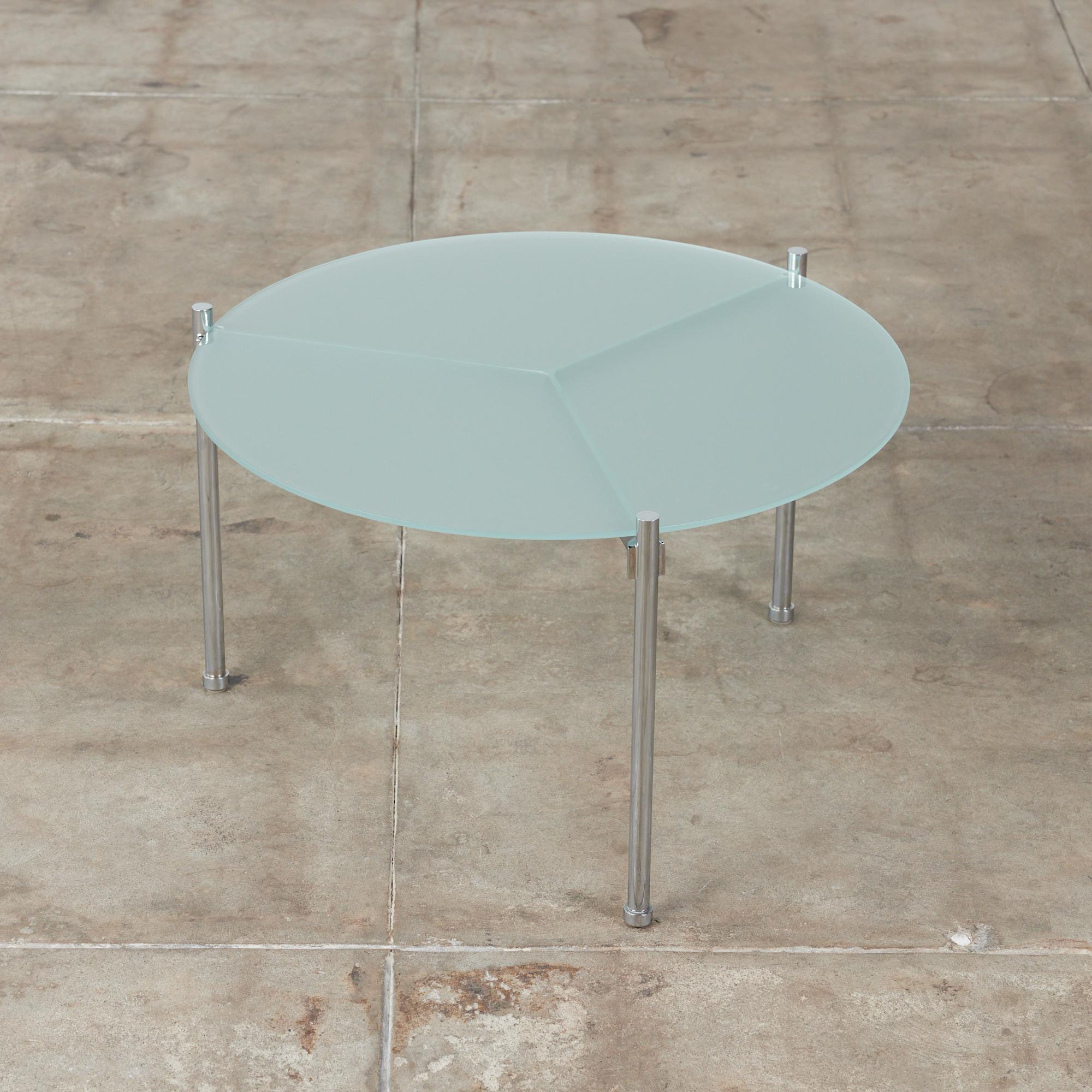 Glass Ward Bennett Claw Side Table for Brickel Associates For Sale