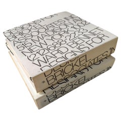 Ward Bennett Designs for Brickel Associates (2 Volumes)