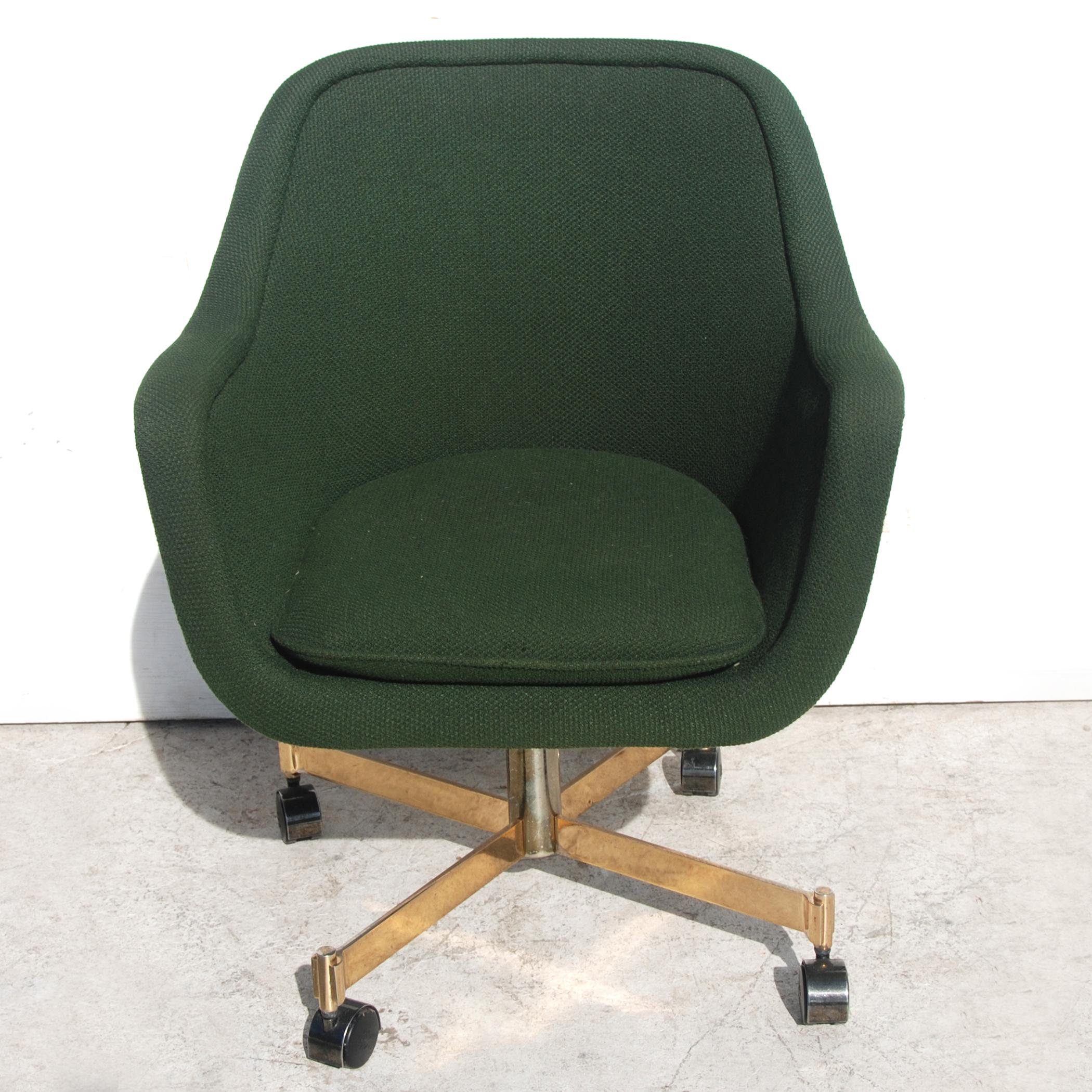 Mid-Century Modern Ward Bennett for Brickel and Associates Desk Conference Chair For Sale