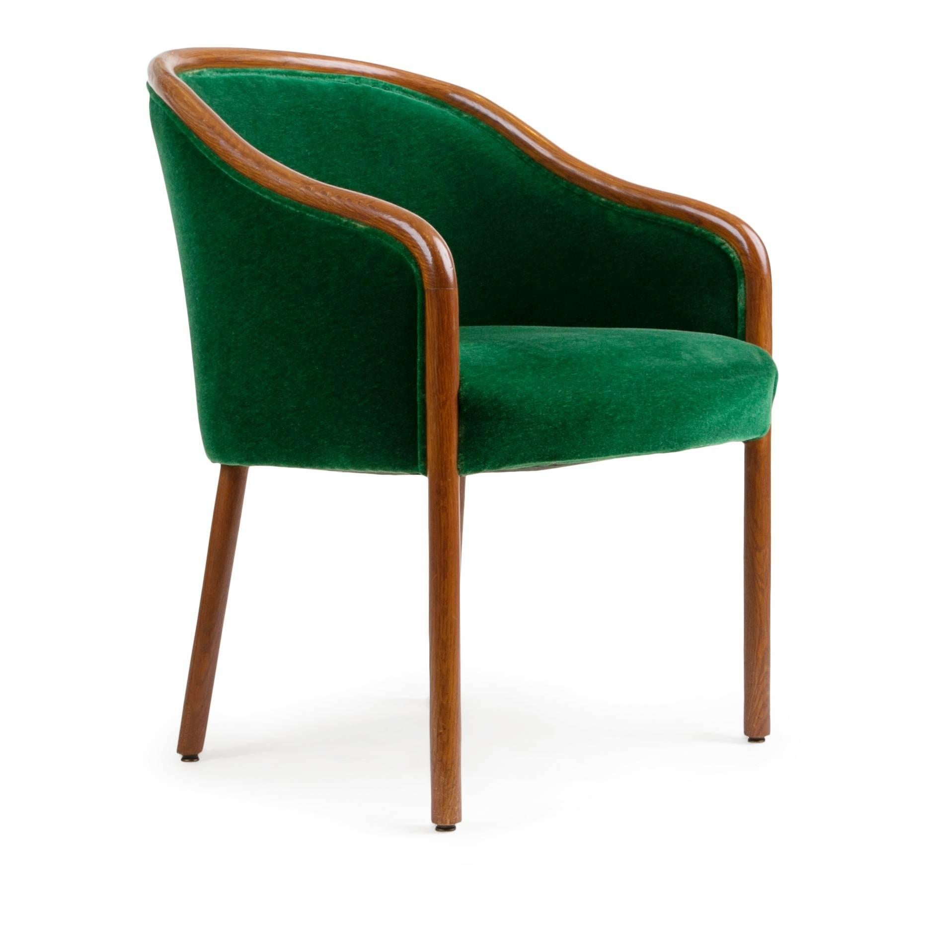 American Ward Bennett for Brickell Associates Armchairs, Set of Ten, circa 1970
