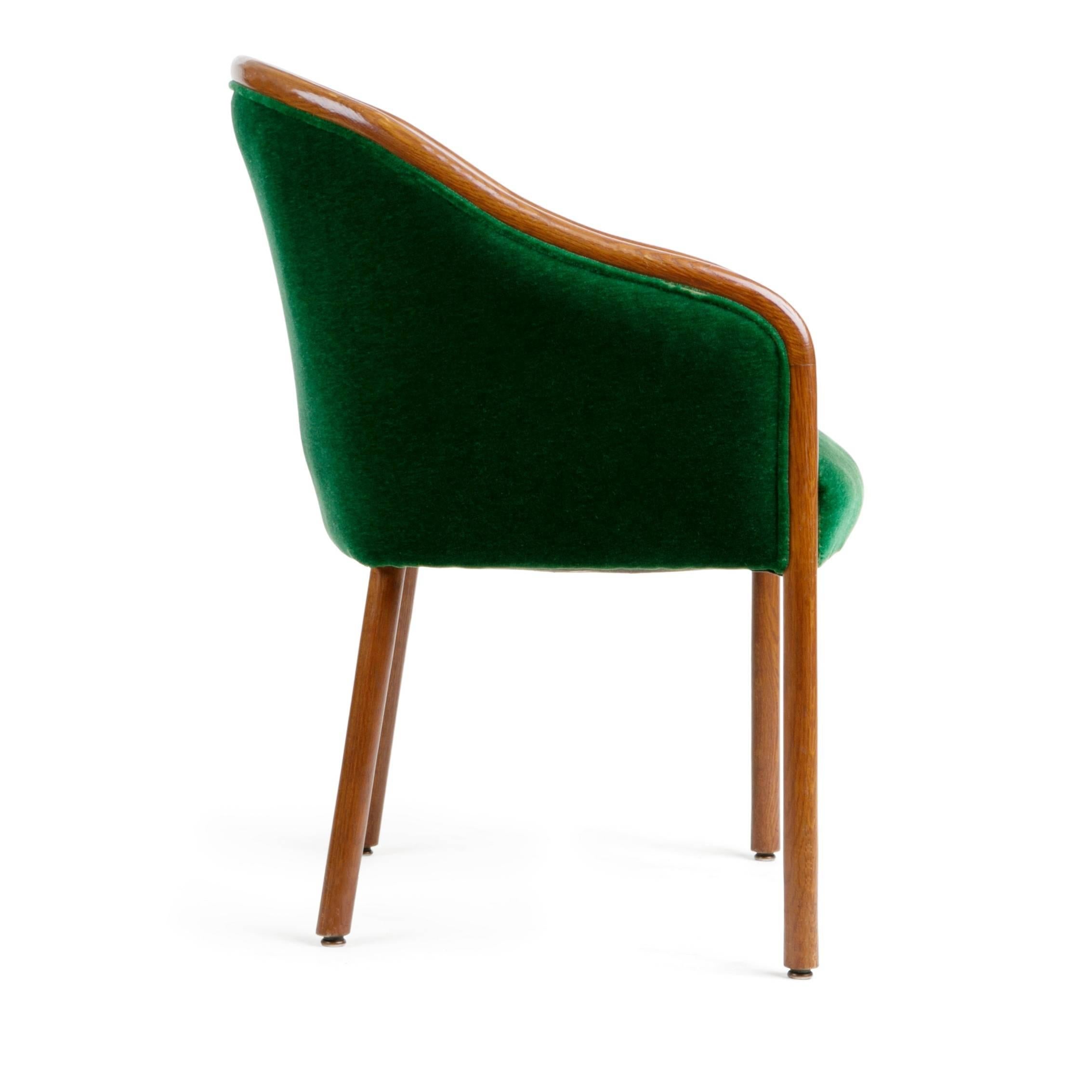 Ward Bennett for Brickell Associates Armchairs, Set of Ten, circa 1970 In Good Condition In Los Angeles, CA