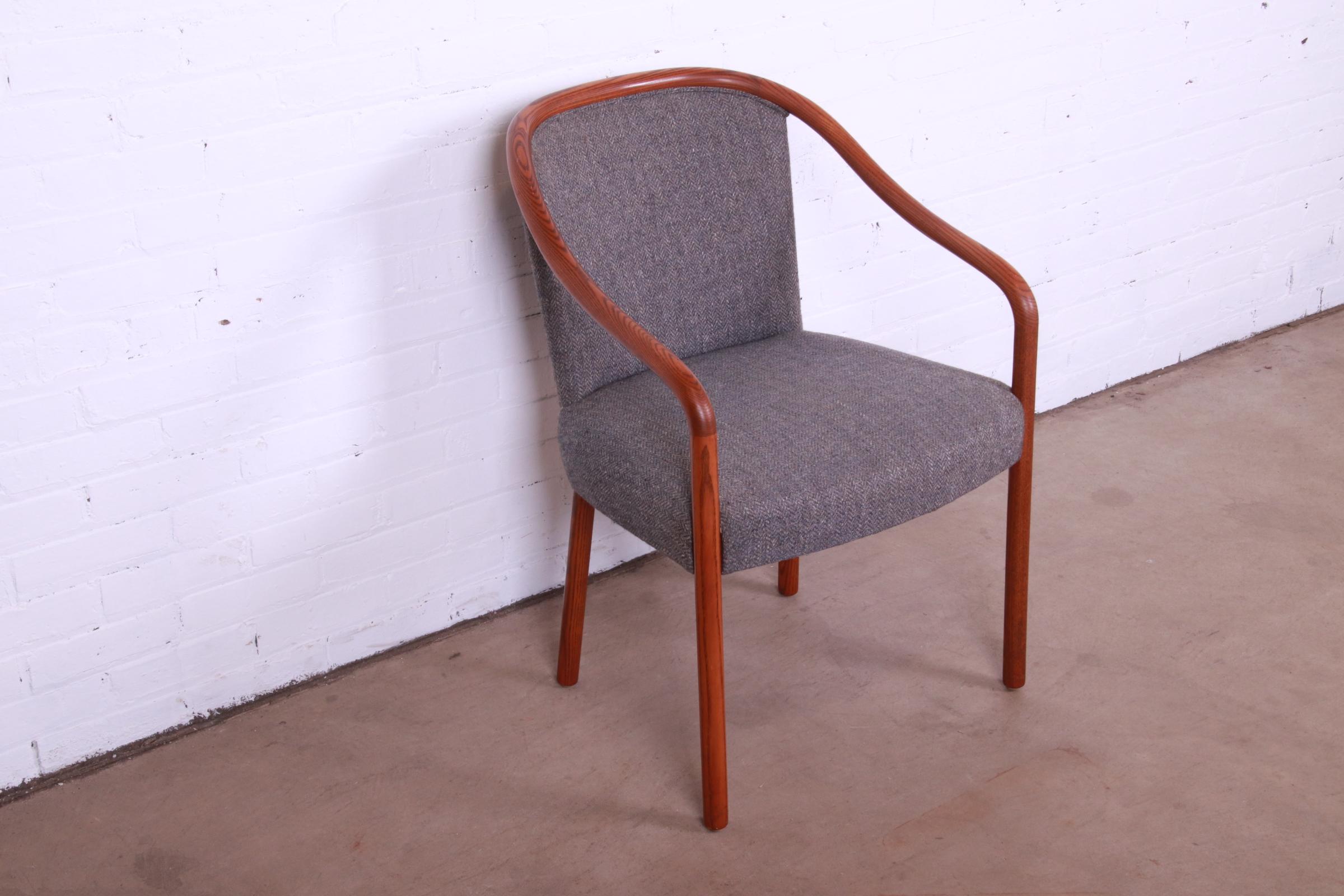 Upholstery Ward Bennett for Brickel Associates Landmark Armchair, 1970s
