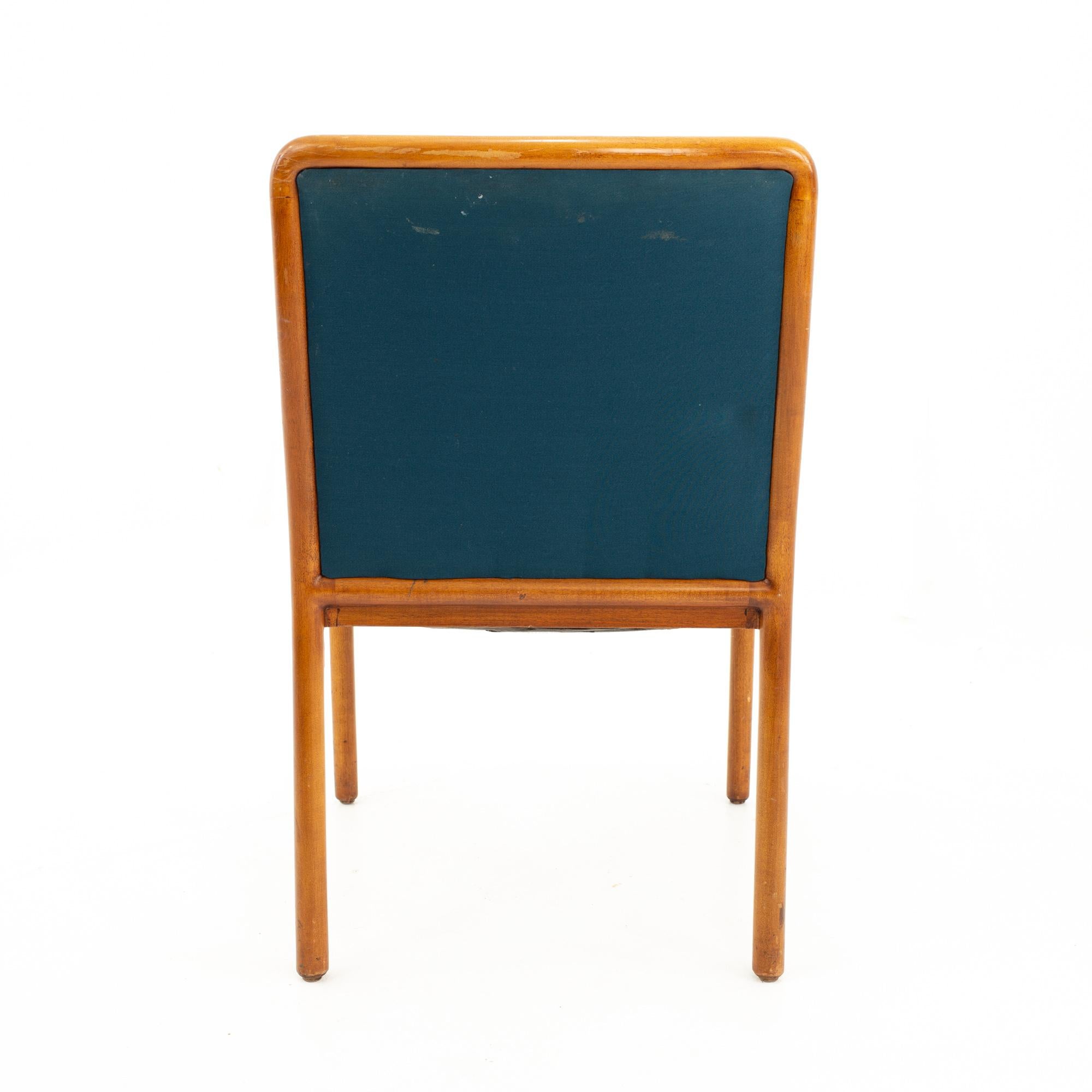 Upholstery Ward Bennett for Brickel Associates Mid Century Armchairs, Set of 5