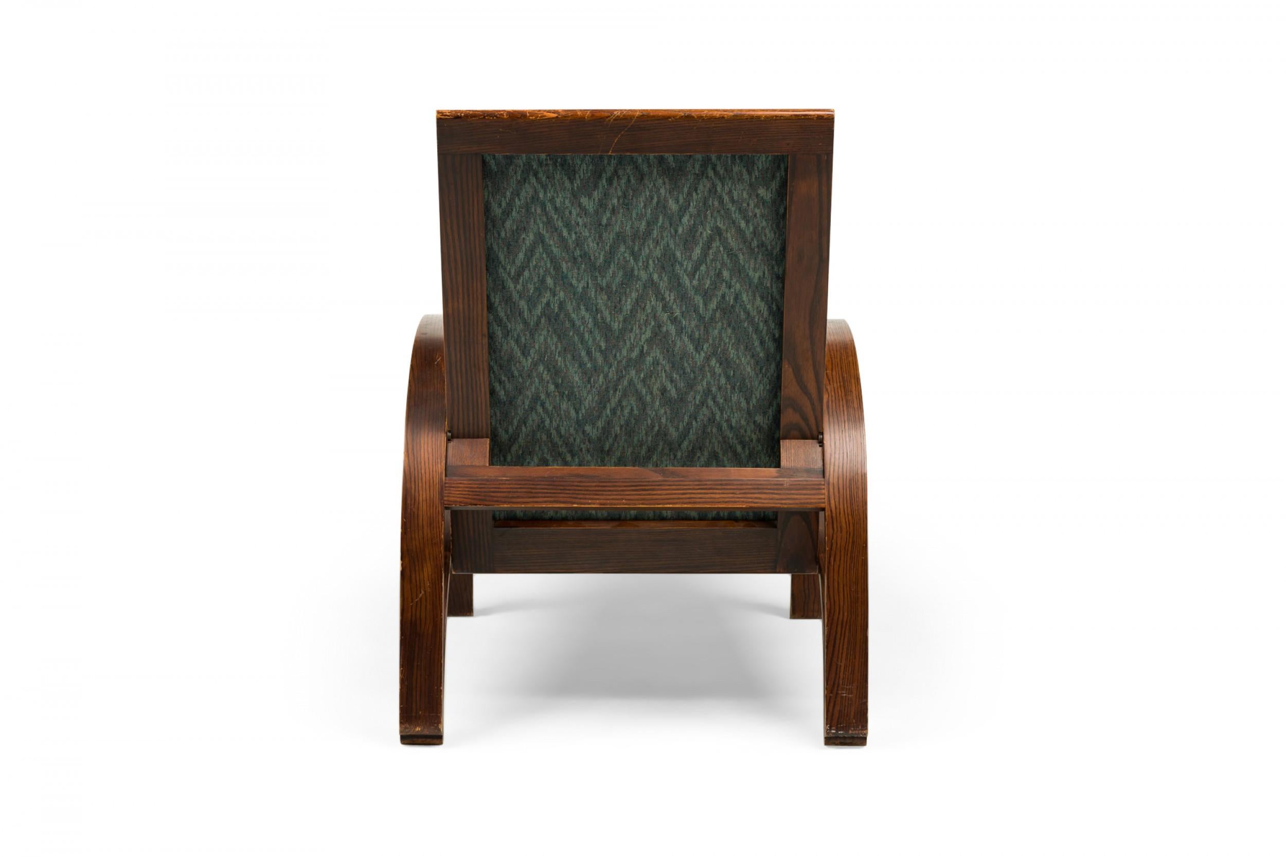 Ward Bennett für Brickel Associates Steam Bent Ash Upholstered Chaise Lounge im Zustand „Gut“ im Angebot in Queens, NY
