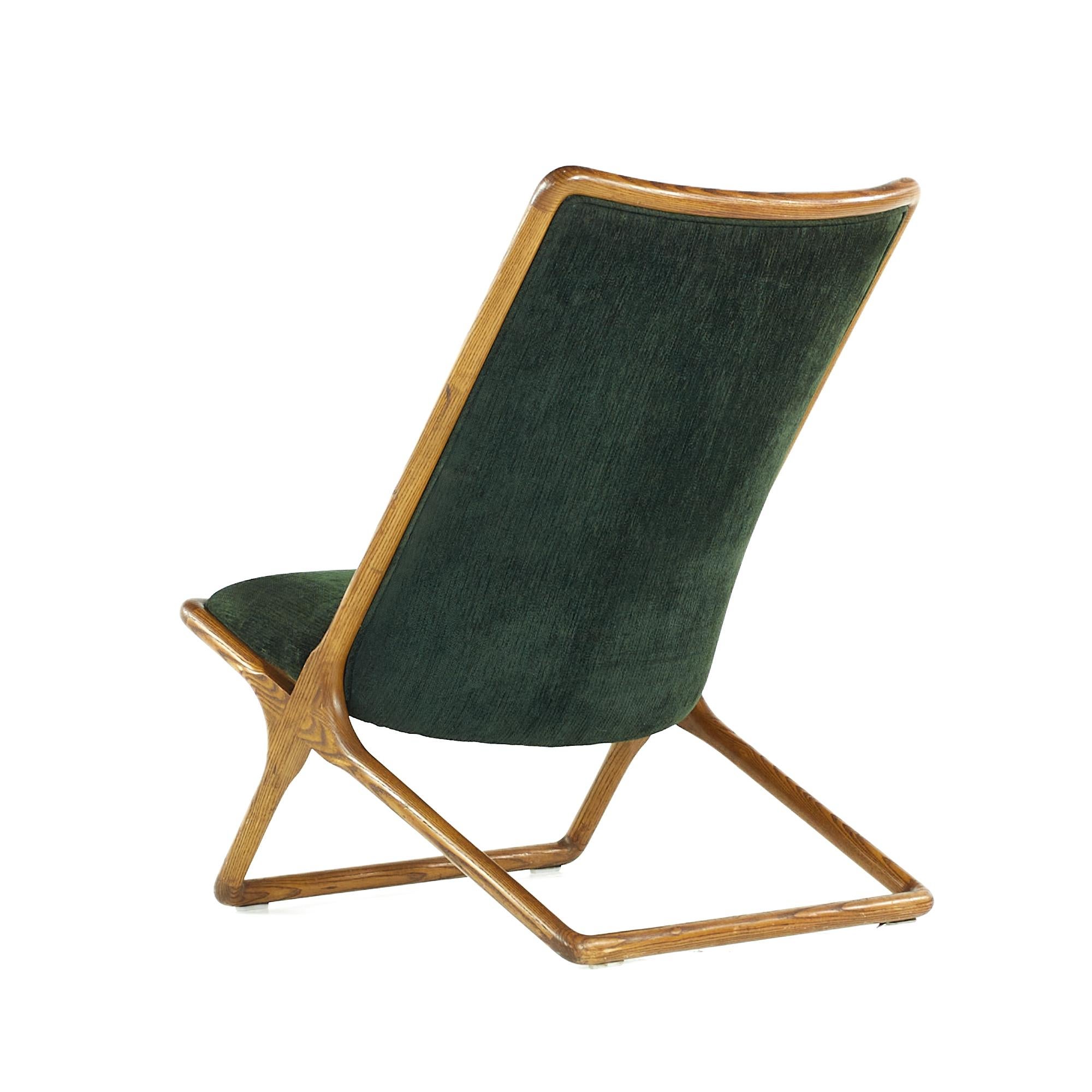 Late 20th Century Ward Bennett for Brickel Midcentury Scissor Chair