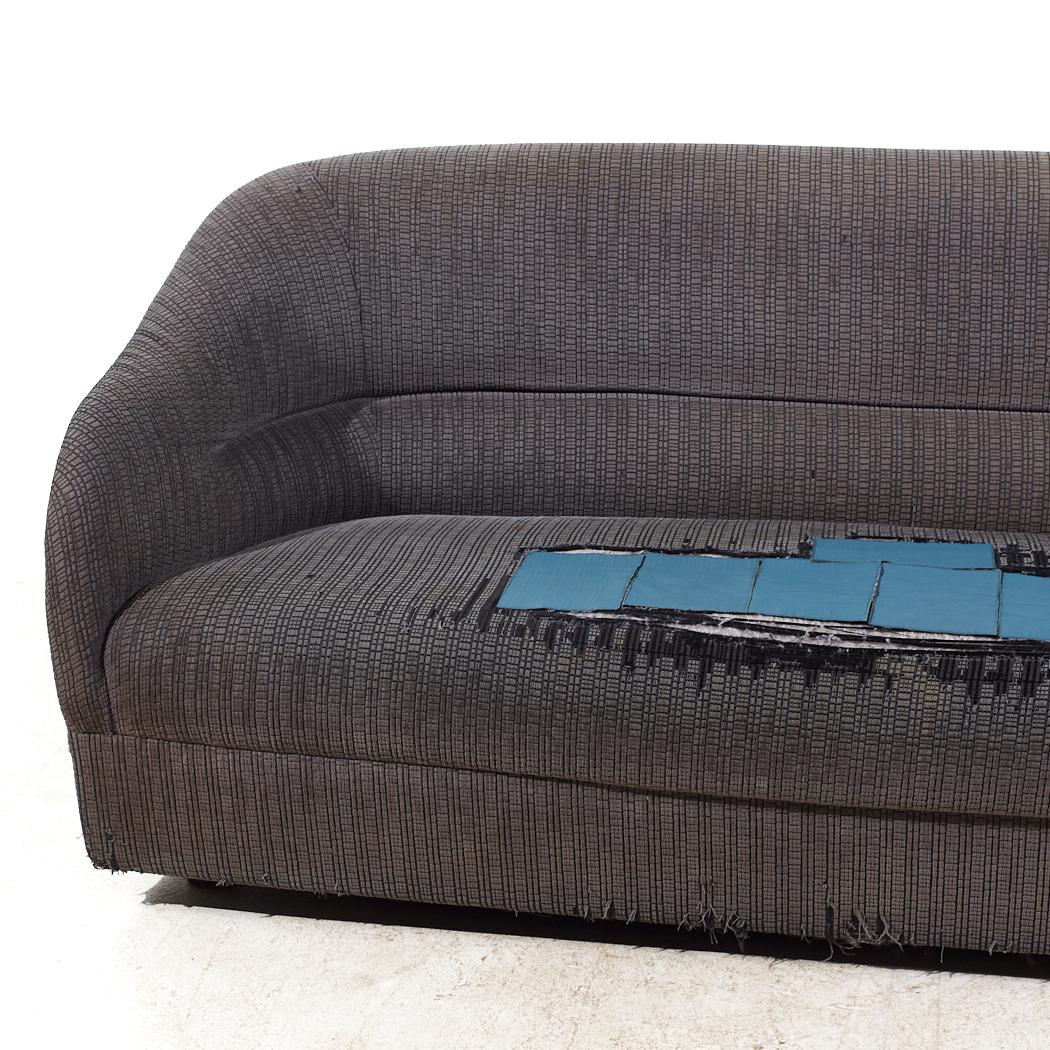 Upholstery Ward Bennett for Brickel Sofa For Sale