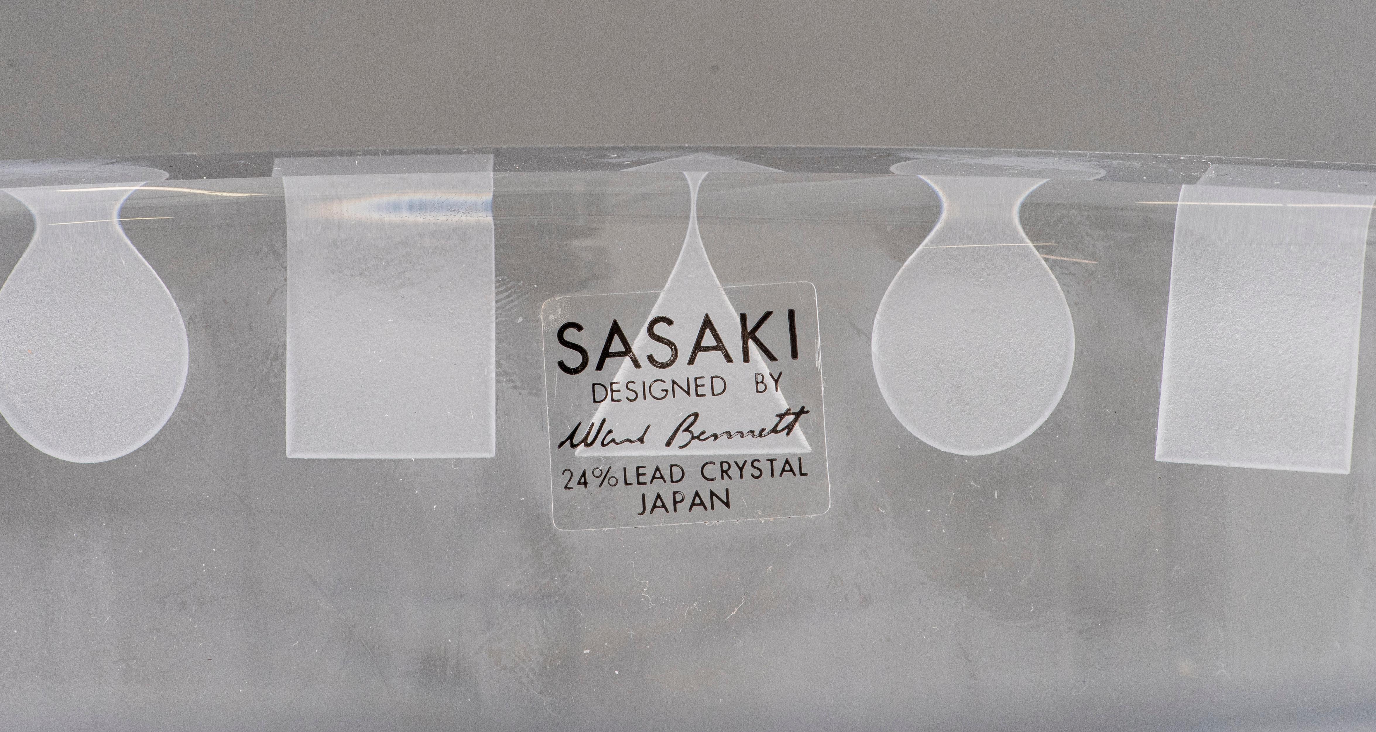 sasaki crystal bowl