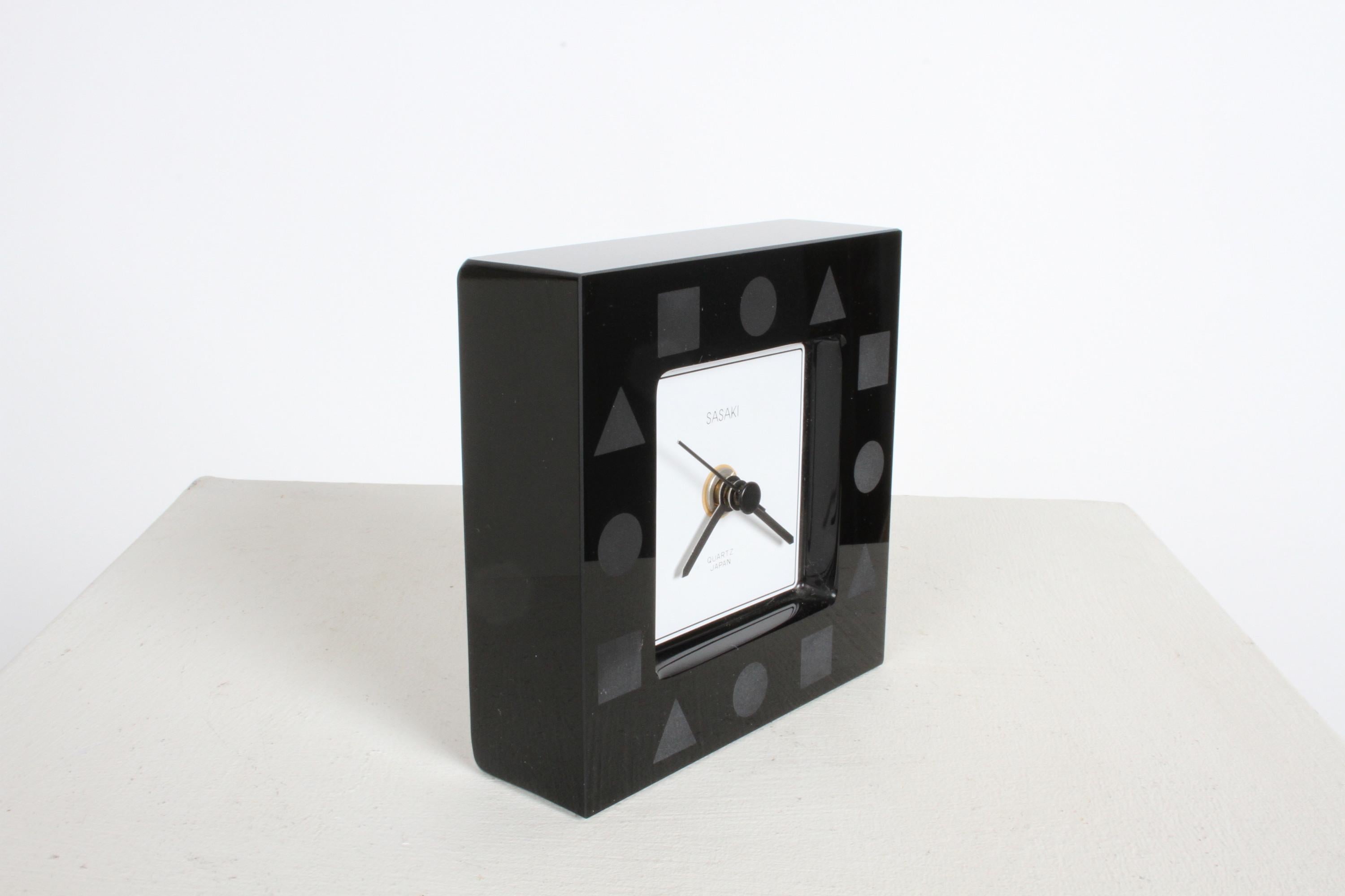 Ward Bennett for Sasaki Japan, Sengai's Picture of the Universe, Crystal Clock 3