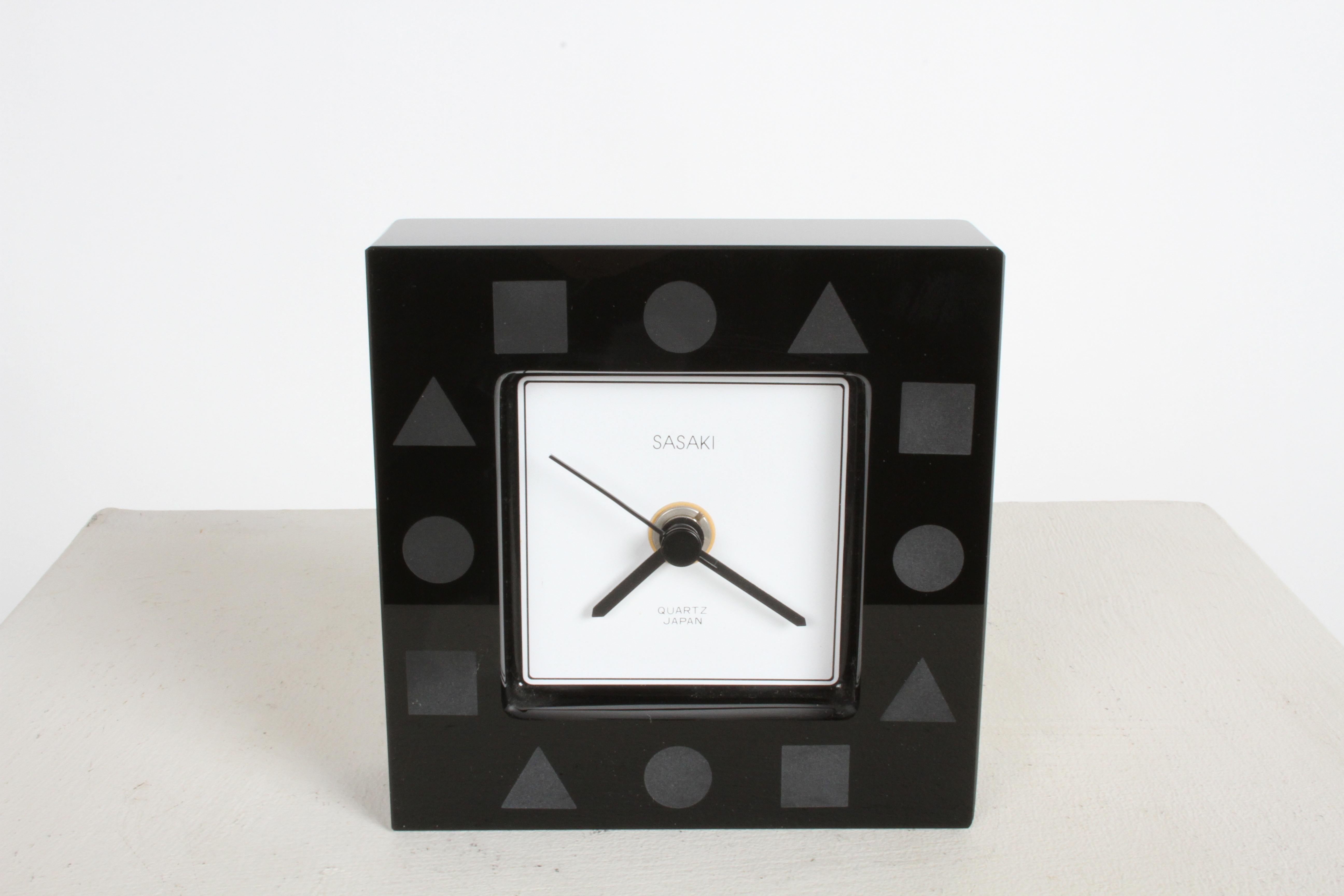 sasaki crystal clock