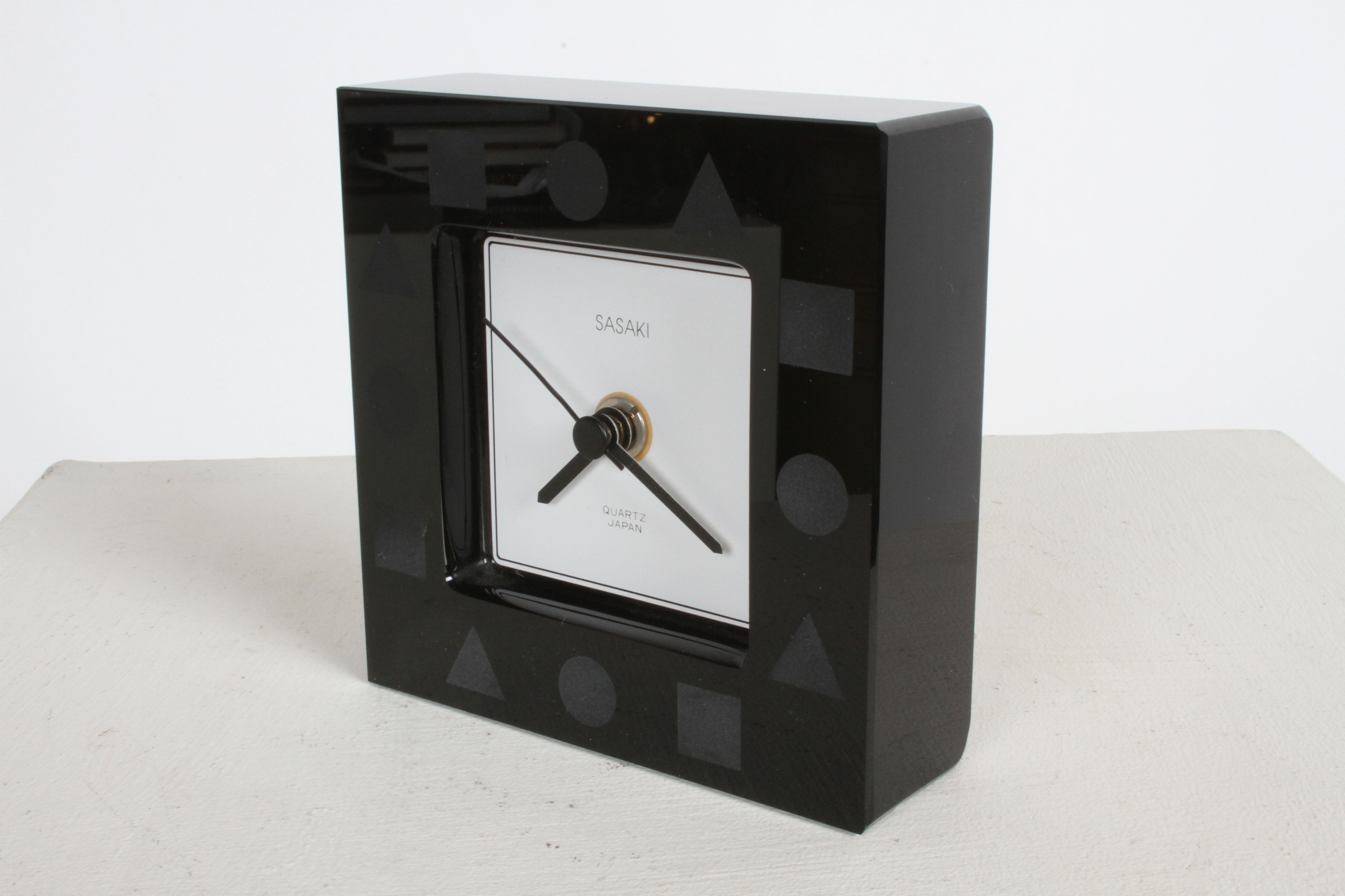 Japanese Ward Bennett for Sasaki Japan, Sengai's Picture of the Universe, Crystal Clock