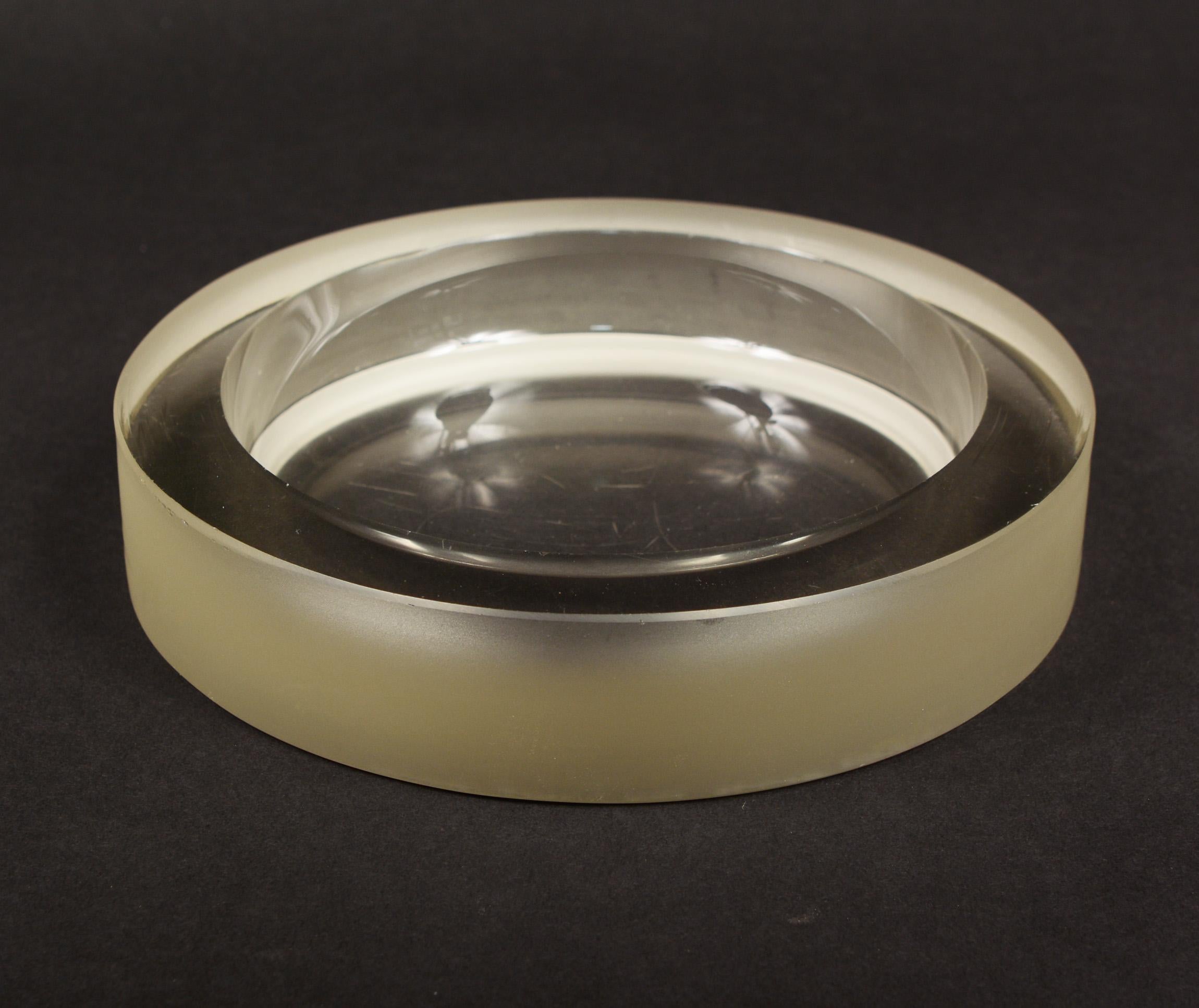American Ward Bennett Glass Vide-Poche Bowl for Brickel Associates 