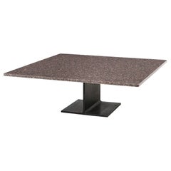 Ward Bennett I-Beam Granite Coffee Table, 1970